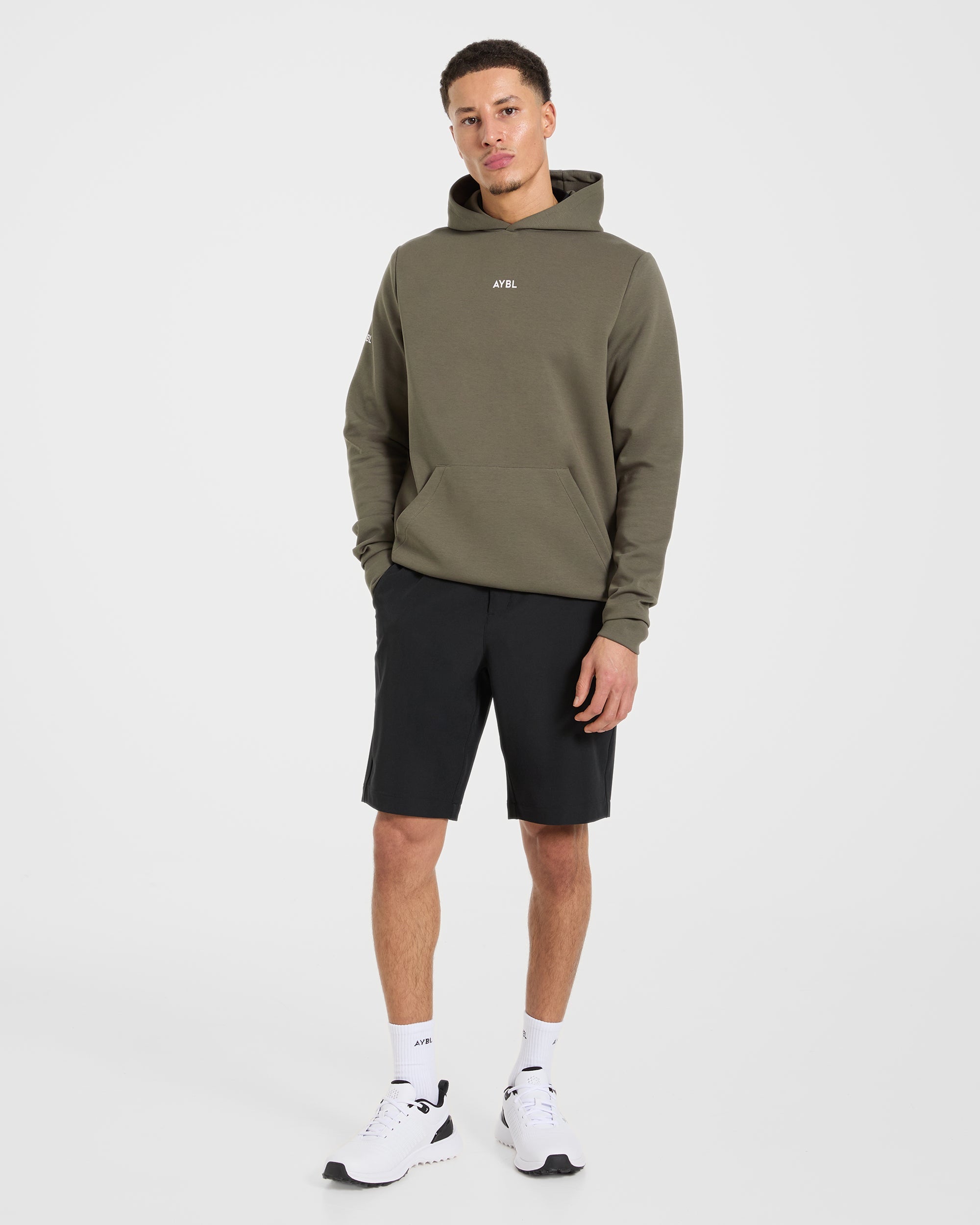 Performance Hoodie - Muted Olive