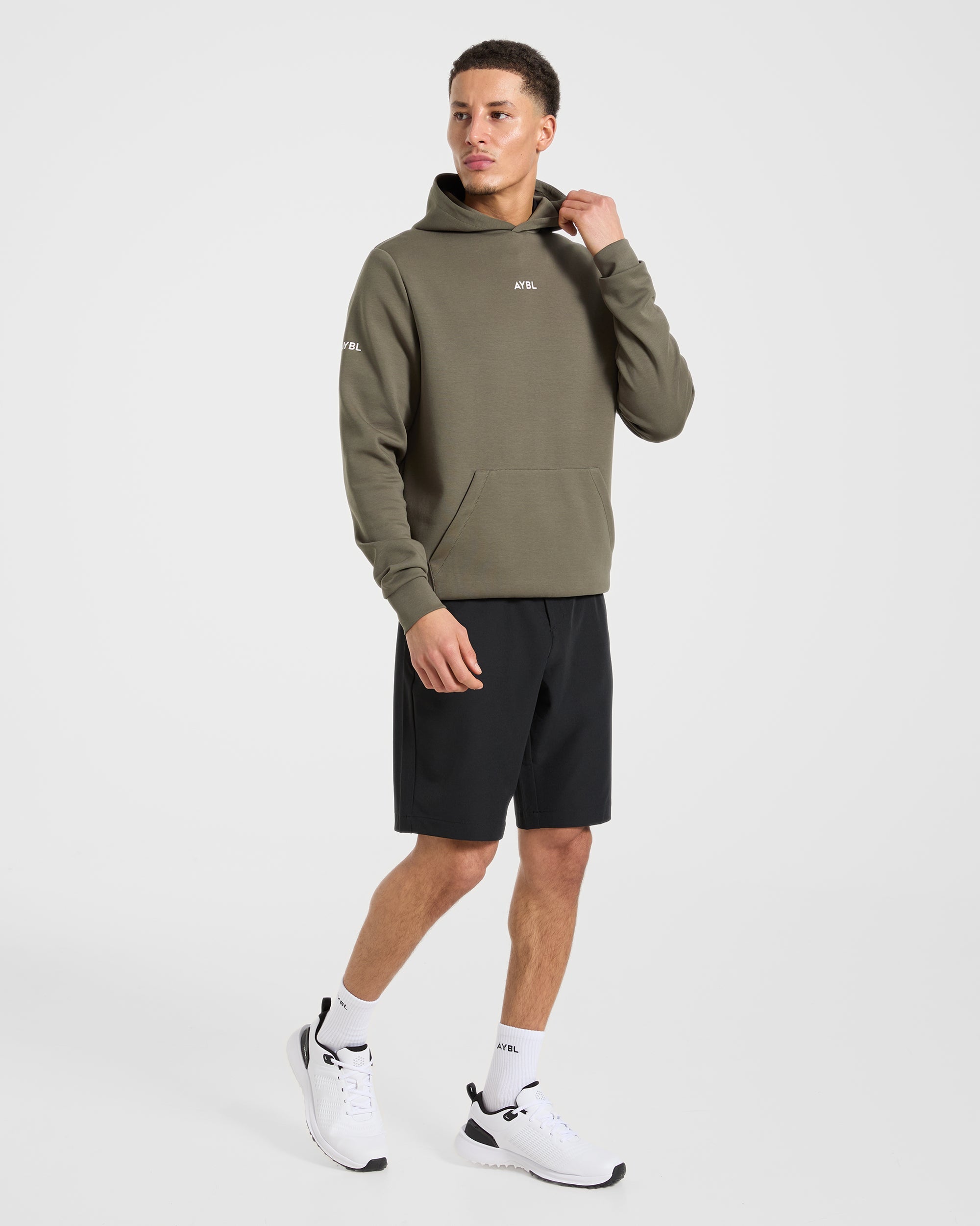 Performance Hoodie - Muted Olive