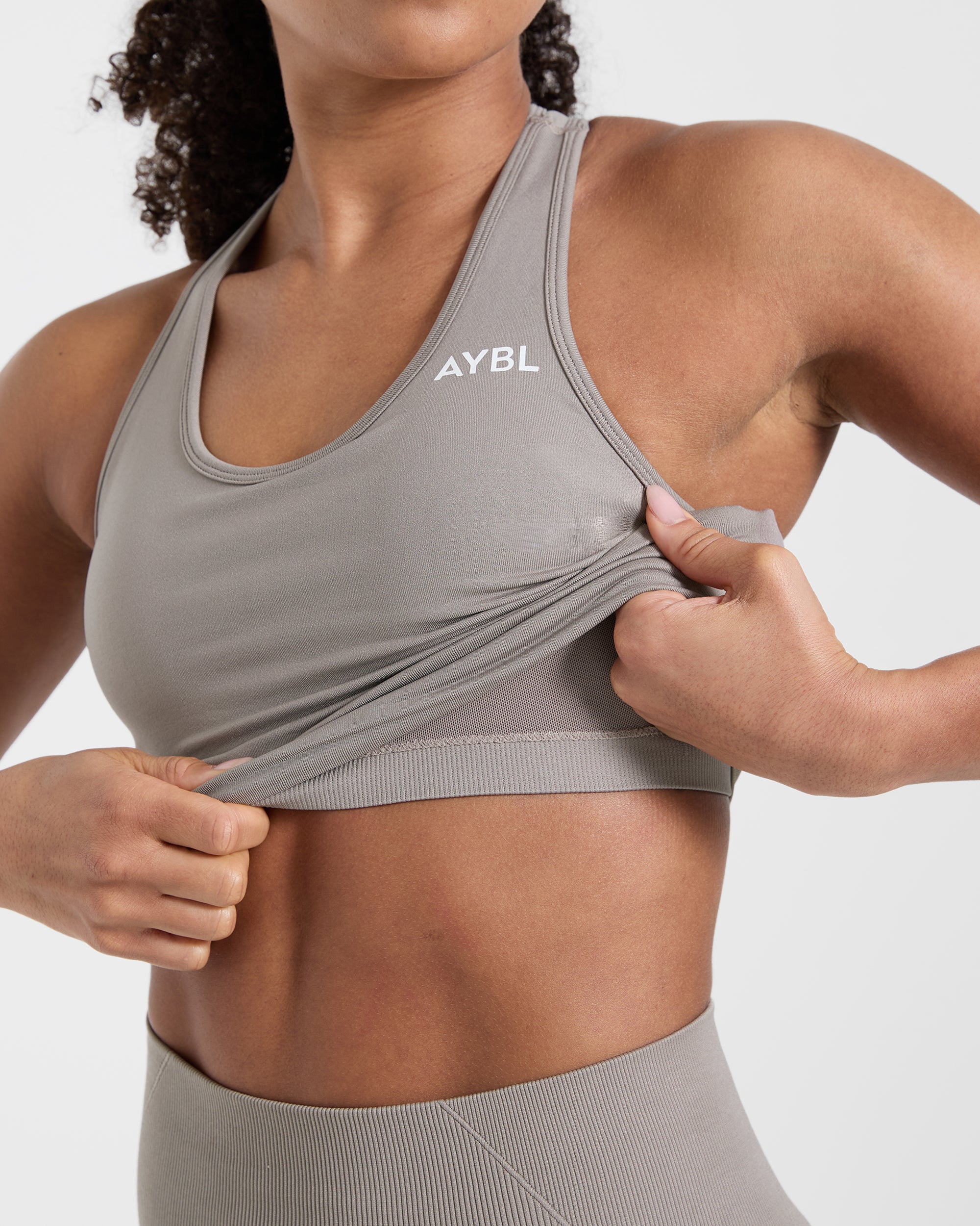 Empower Seamless Tank Top - Taupe