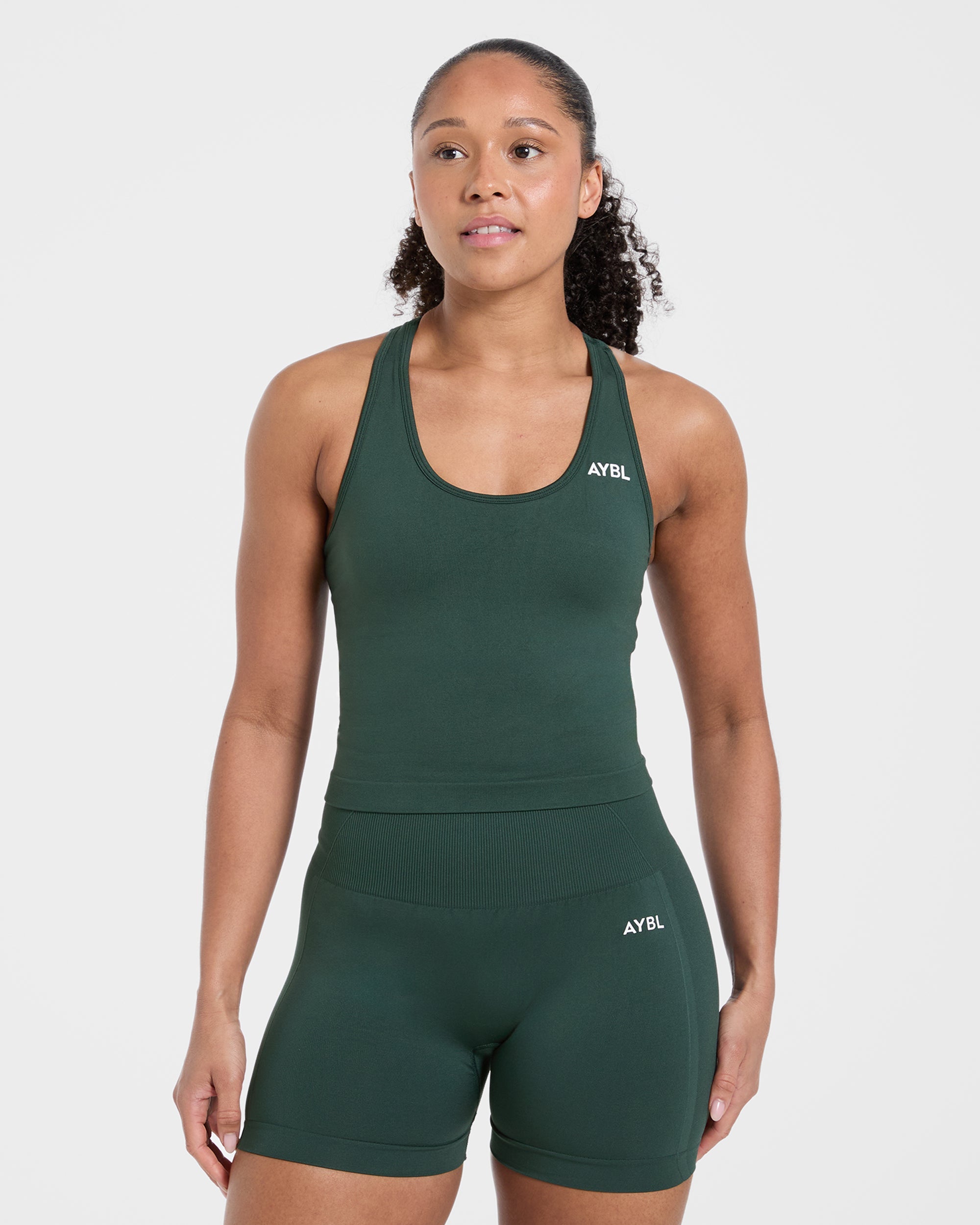Empower Seamless Tank Top - Dark Groen