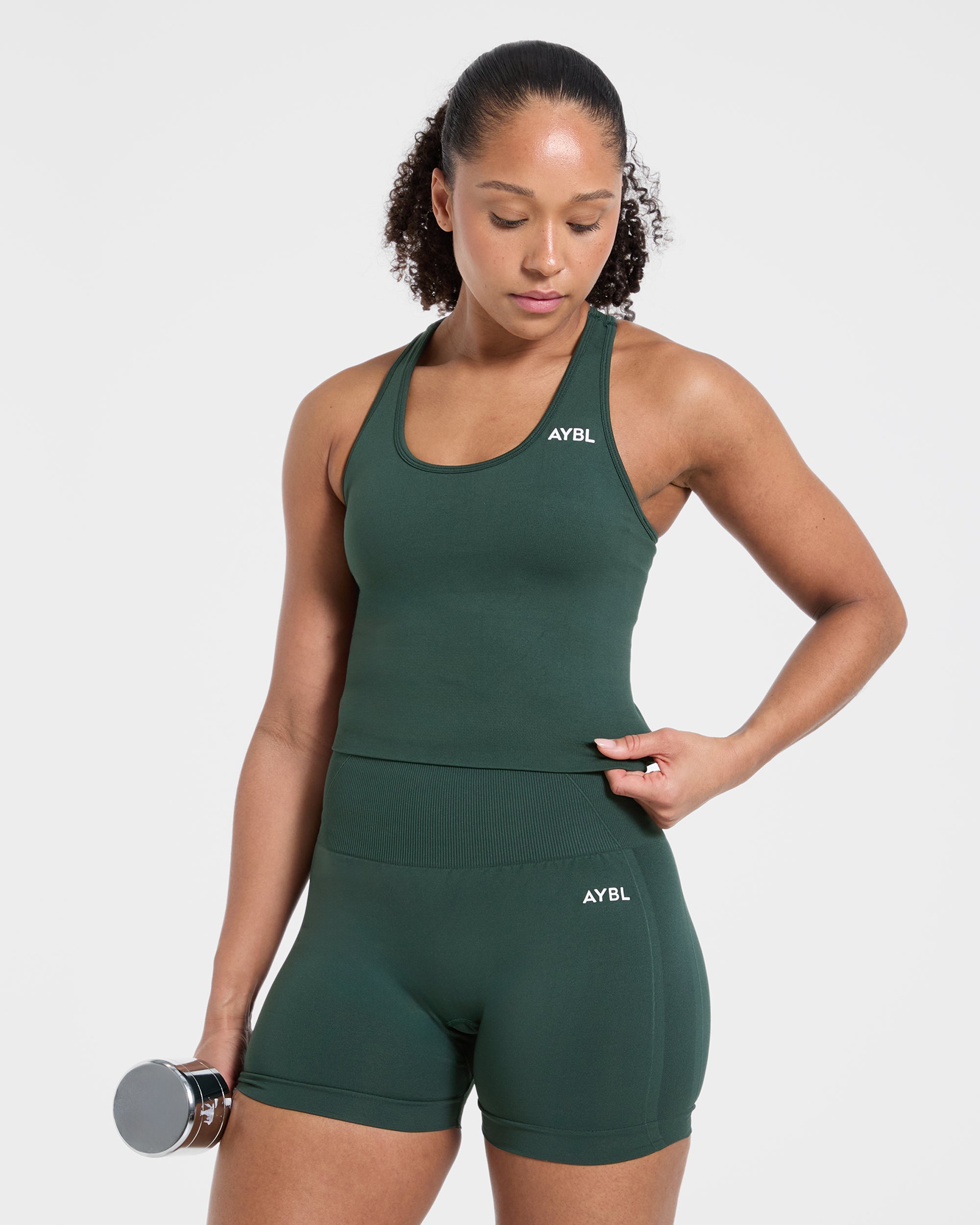 Empower Seamless Tank Top - Dark Groen
