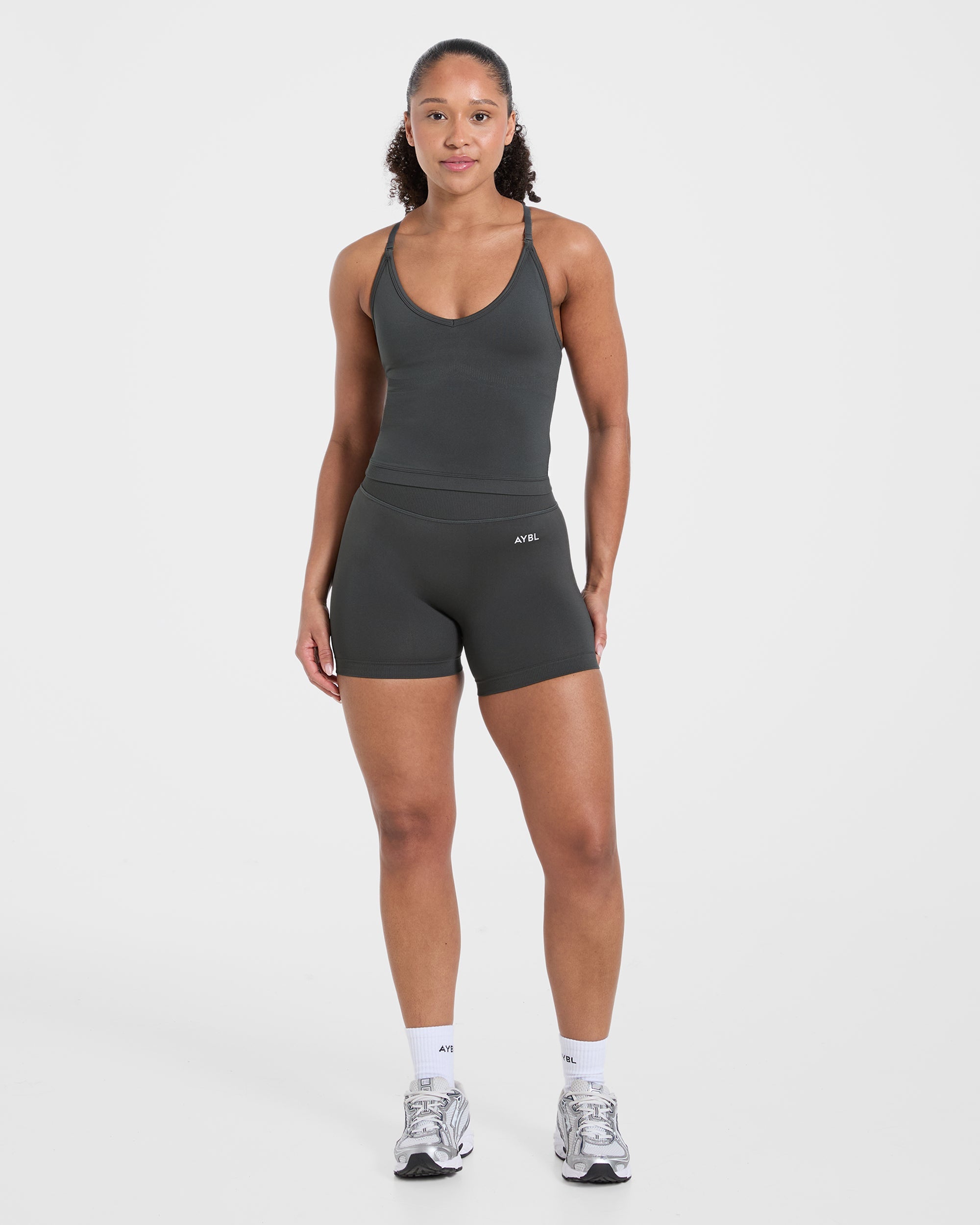 Adapt Seamless Tank Top - Charcoal