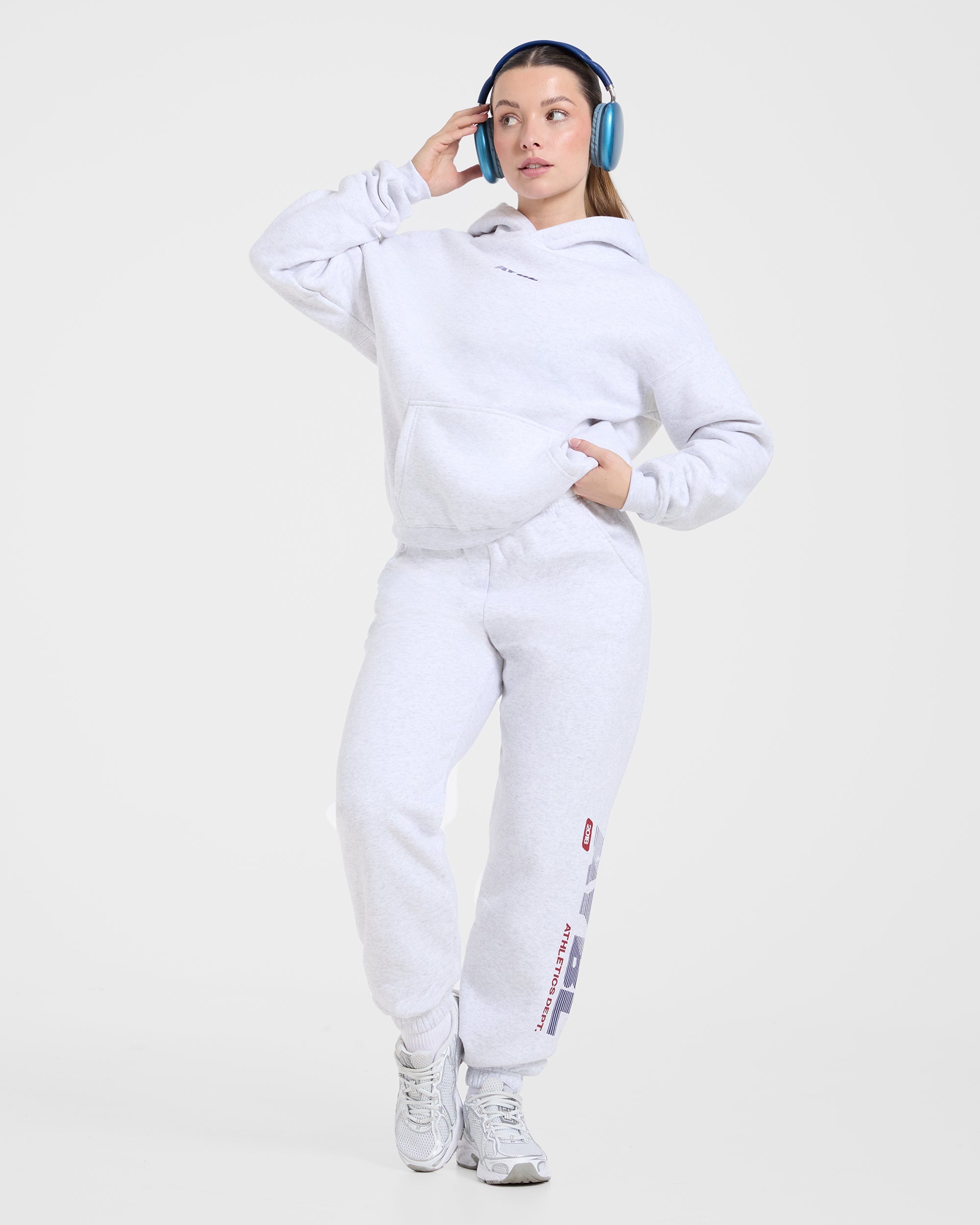 Athletics Dept Oversized Hoodie - Grijs Marl