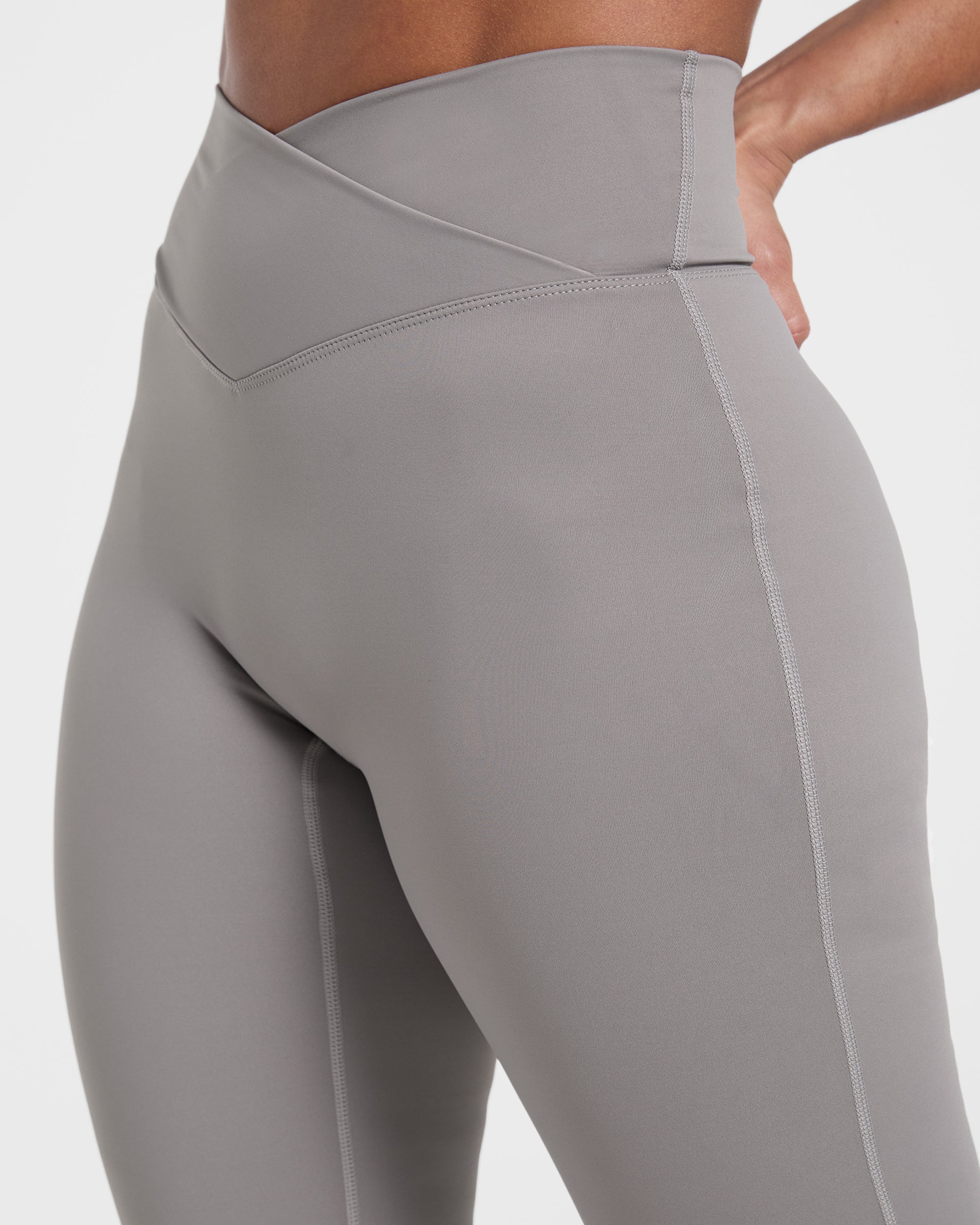 Sculpt Wrap Flared Leggings - Smoke Grijs