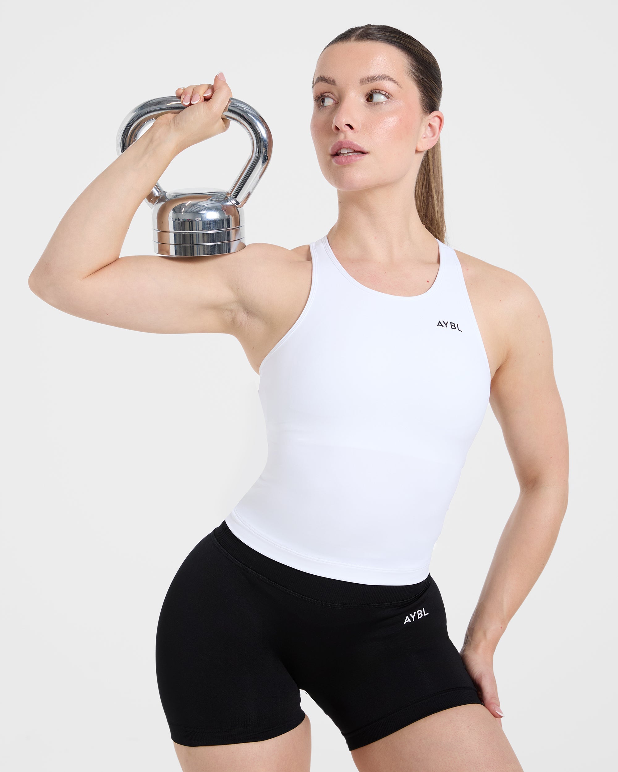 Essential Racerback Tank Top - Wit