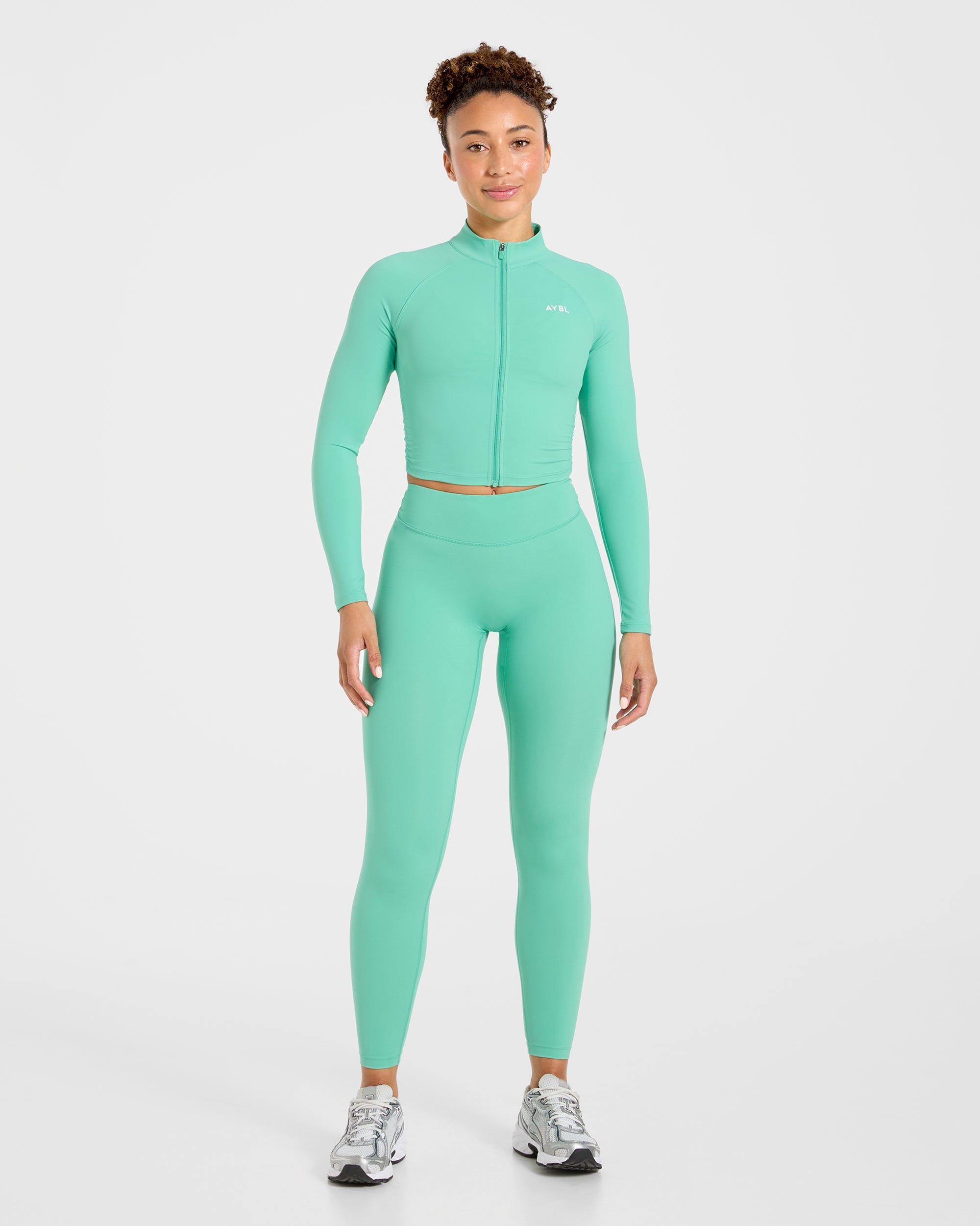 Physique Zip Up Jacket - Summer Groen