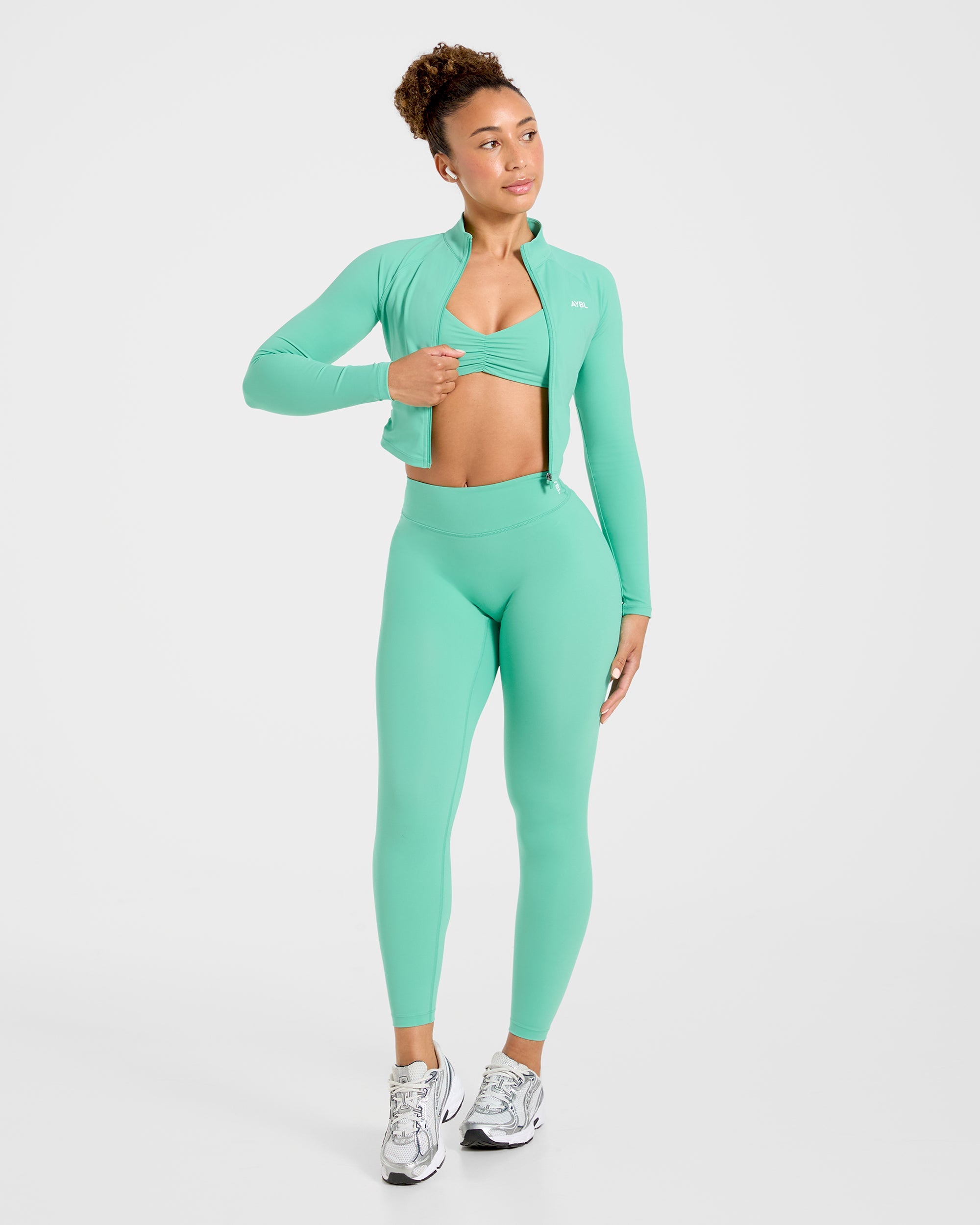 Physique Zip Up Jacket - Summer Groen