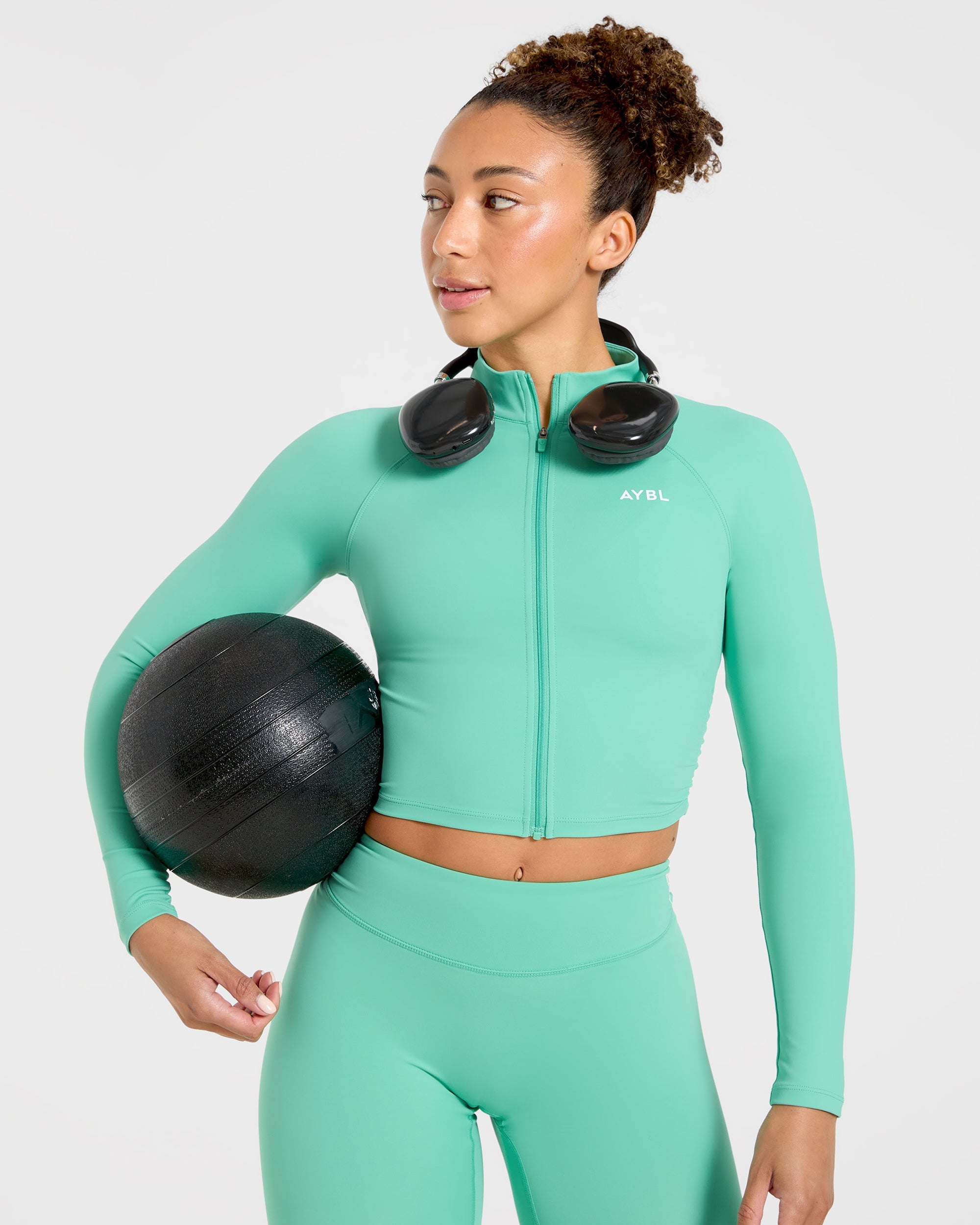 Physique Zip Up Jacket - Summer Groen