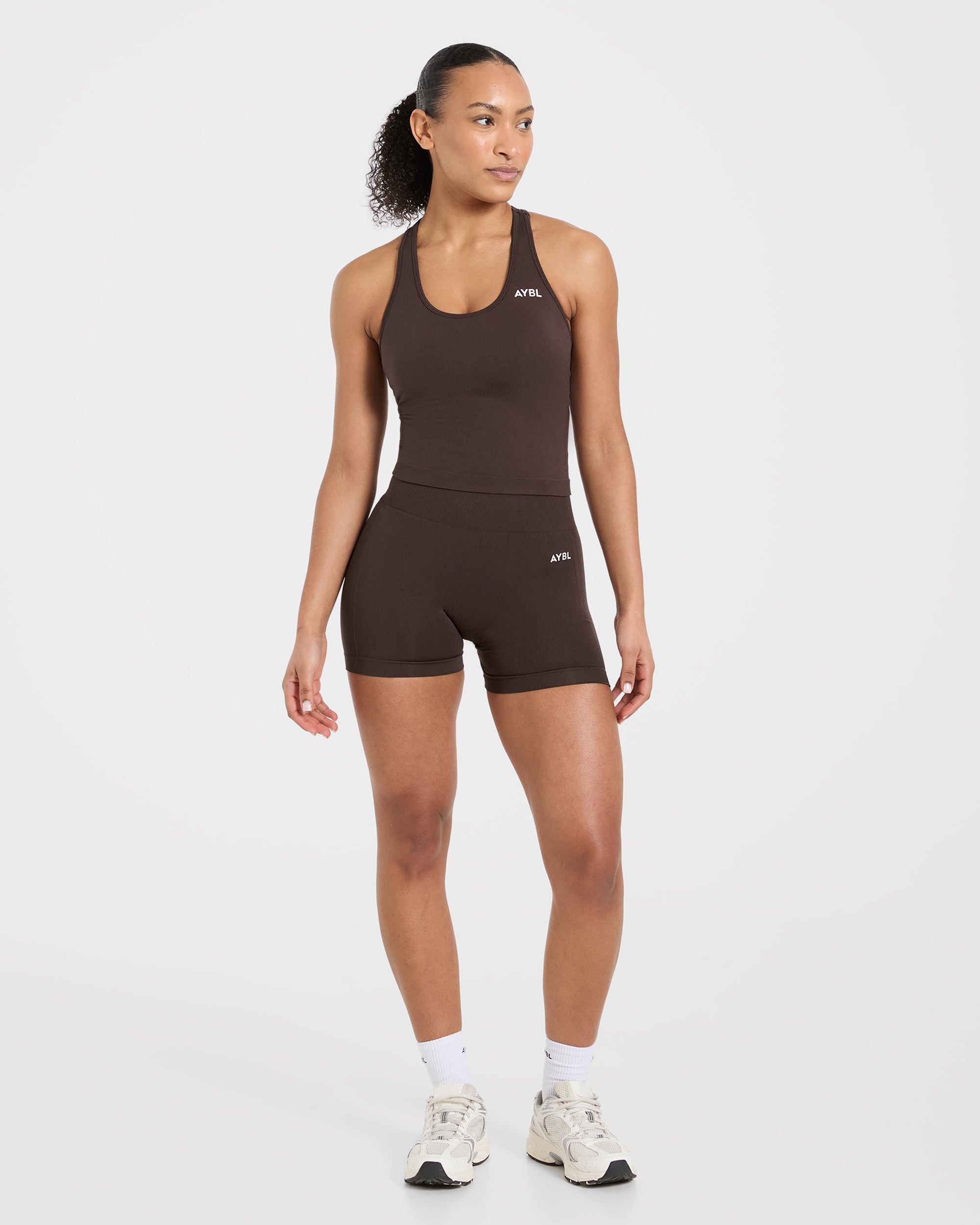 Empower Seamless Tank Top - Cocoa Bruin