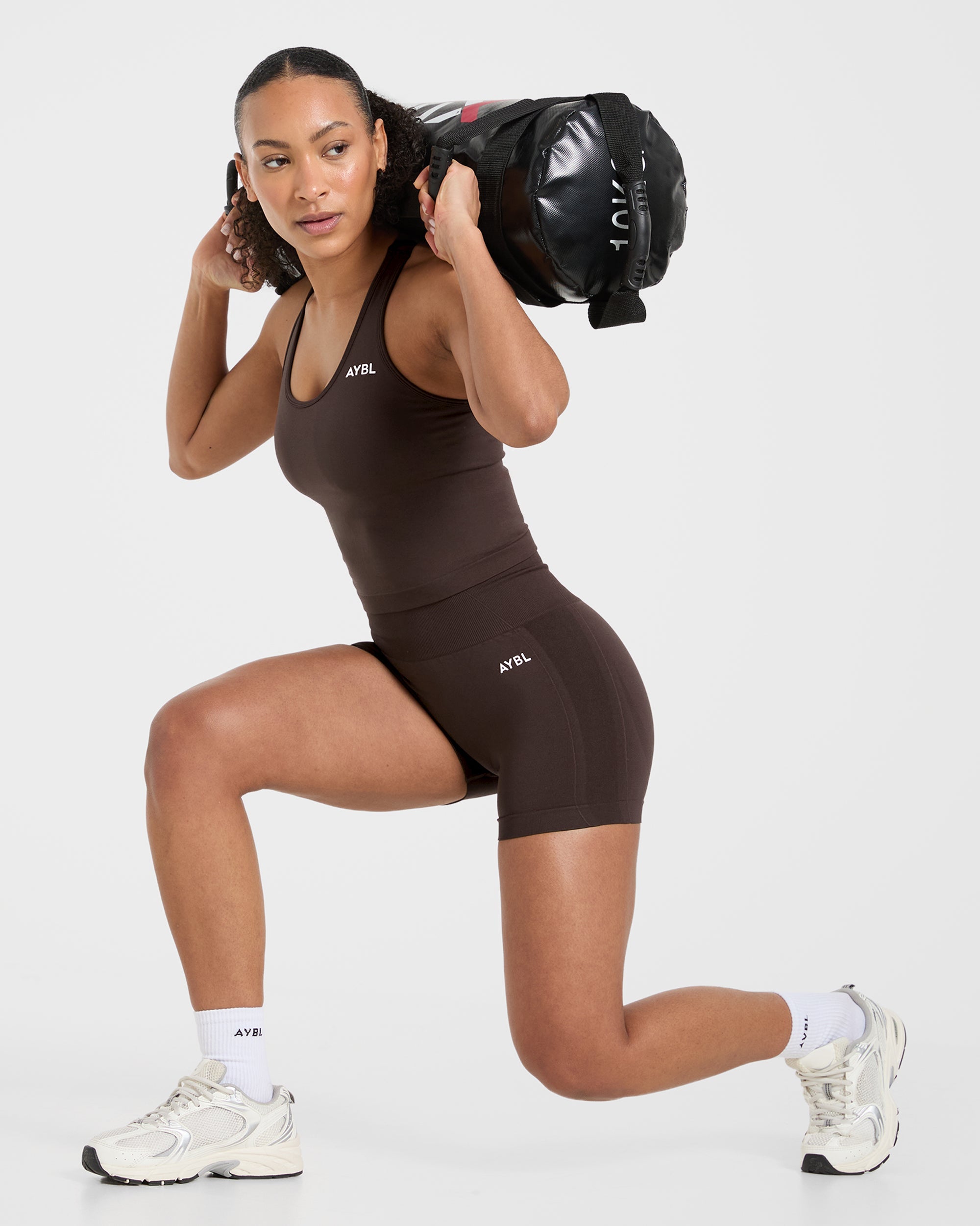 Empower Seamless Tank Top - Cocoa Bruin