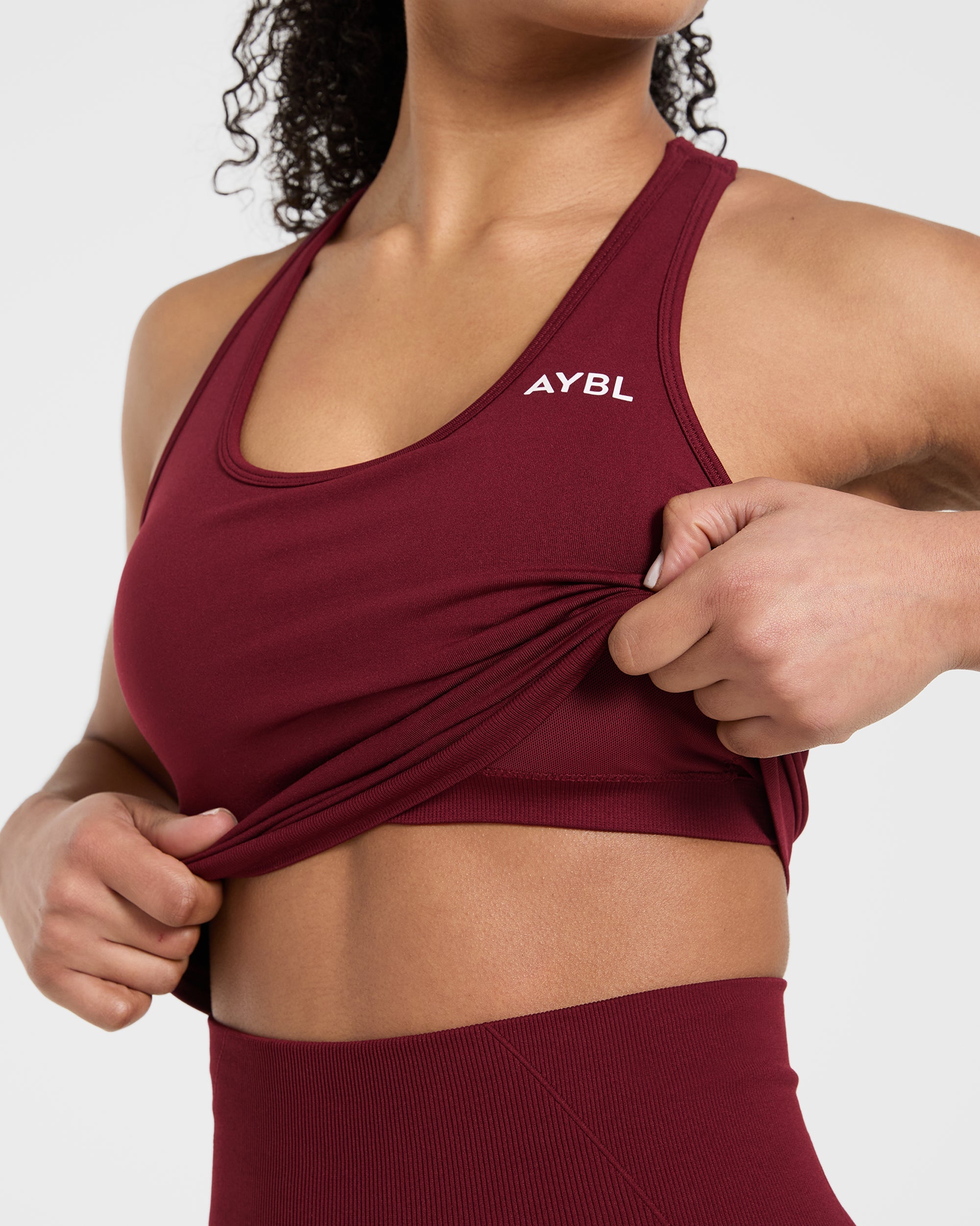 Empower Seamless Tank Top - Rood Wine