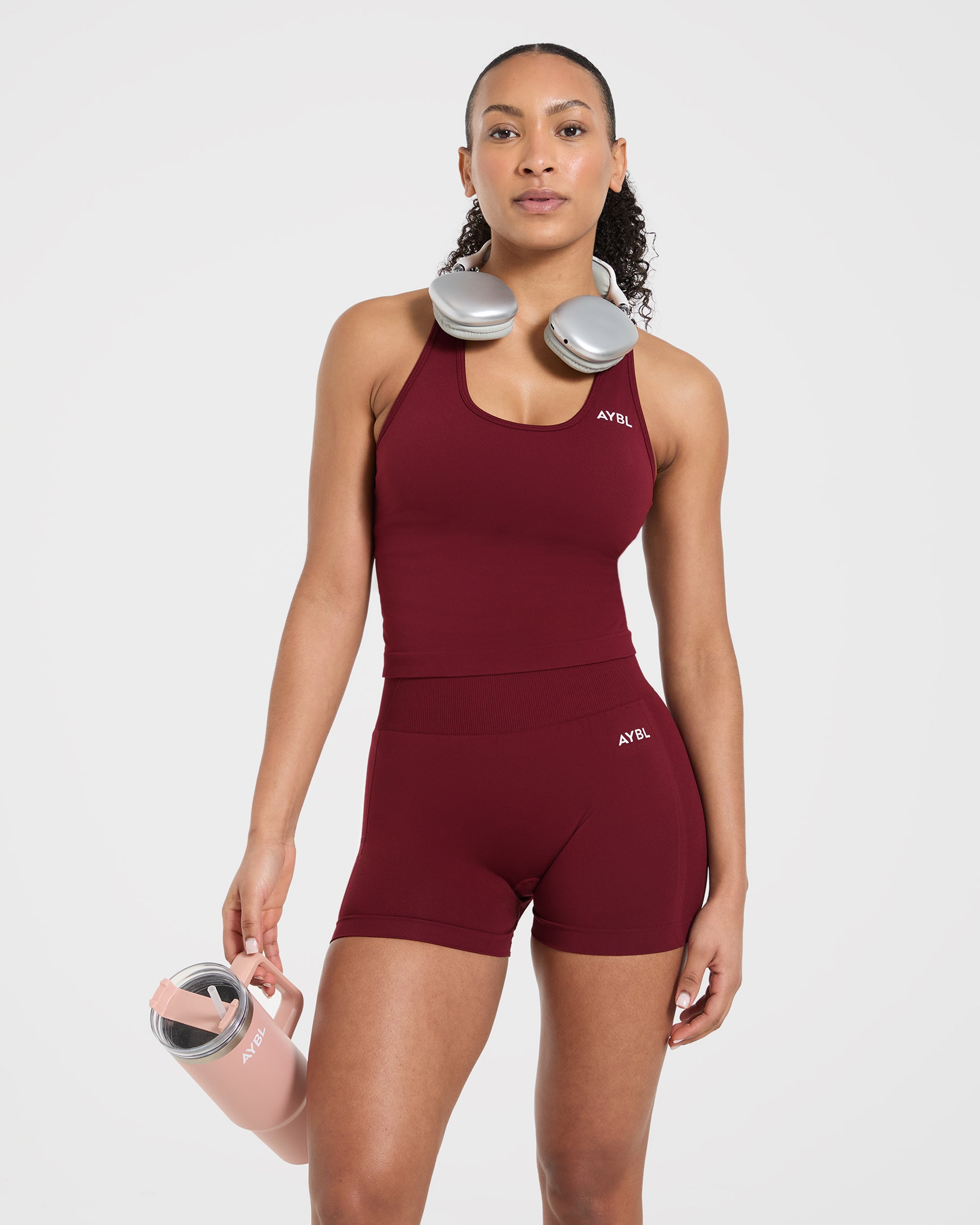 Empower Seamless Tank Top - Rood Wine