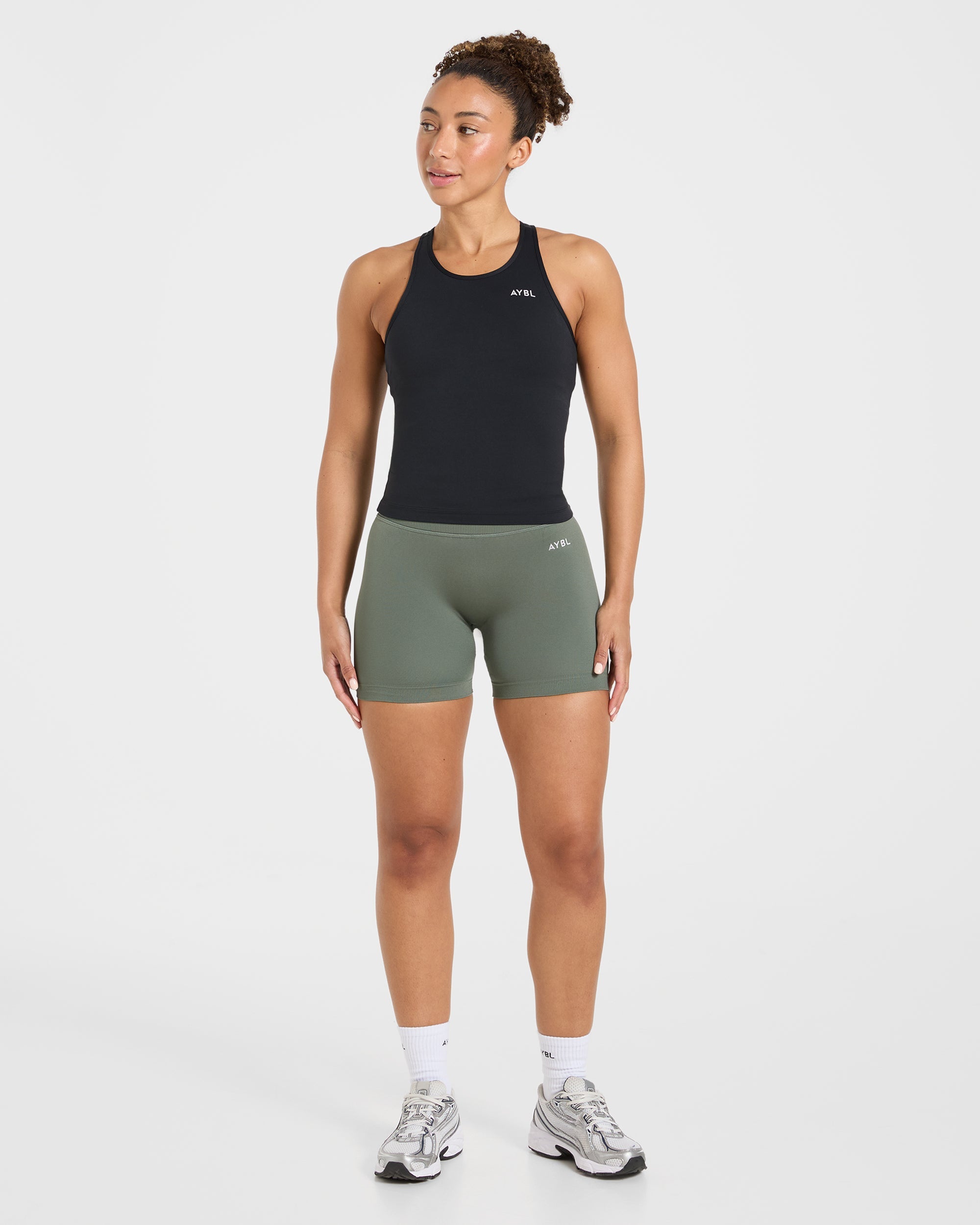 Essential Racerback Tank Top - Zwart