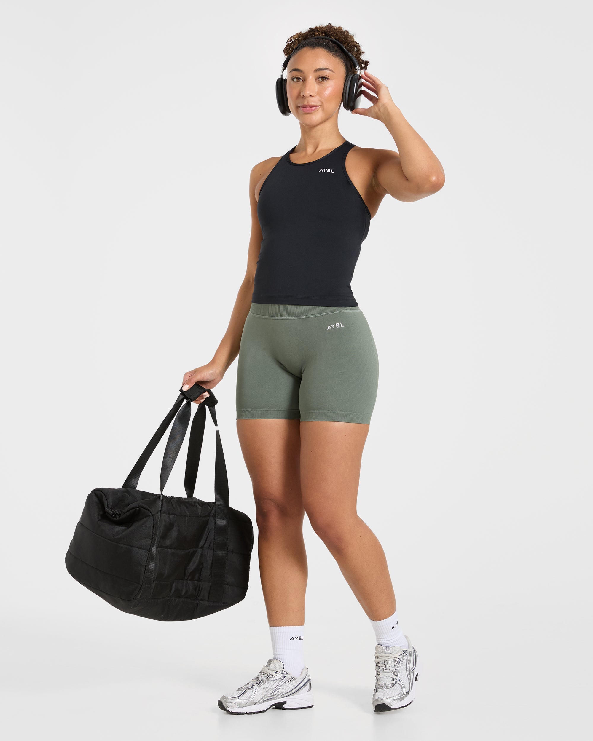 Essential Racerback Tank Top - Zwart