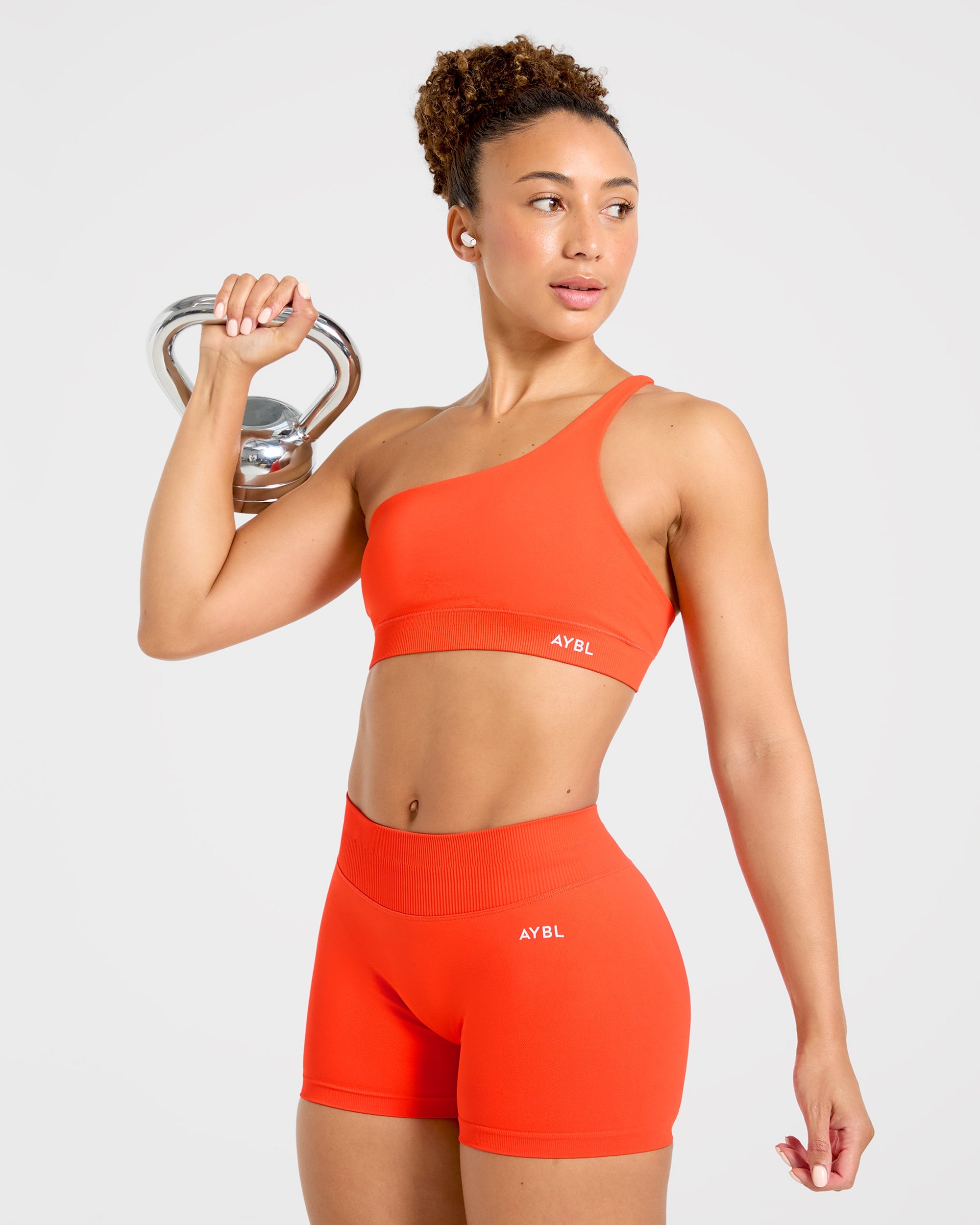 Enhance Seamless Shorts | 3.5" - Summer Oranje