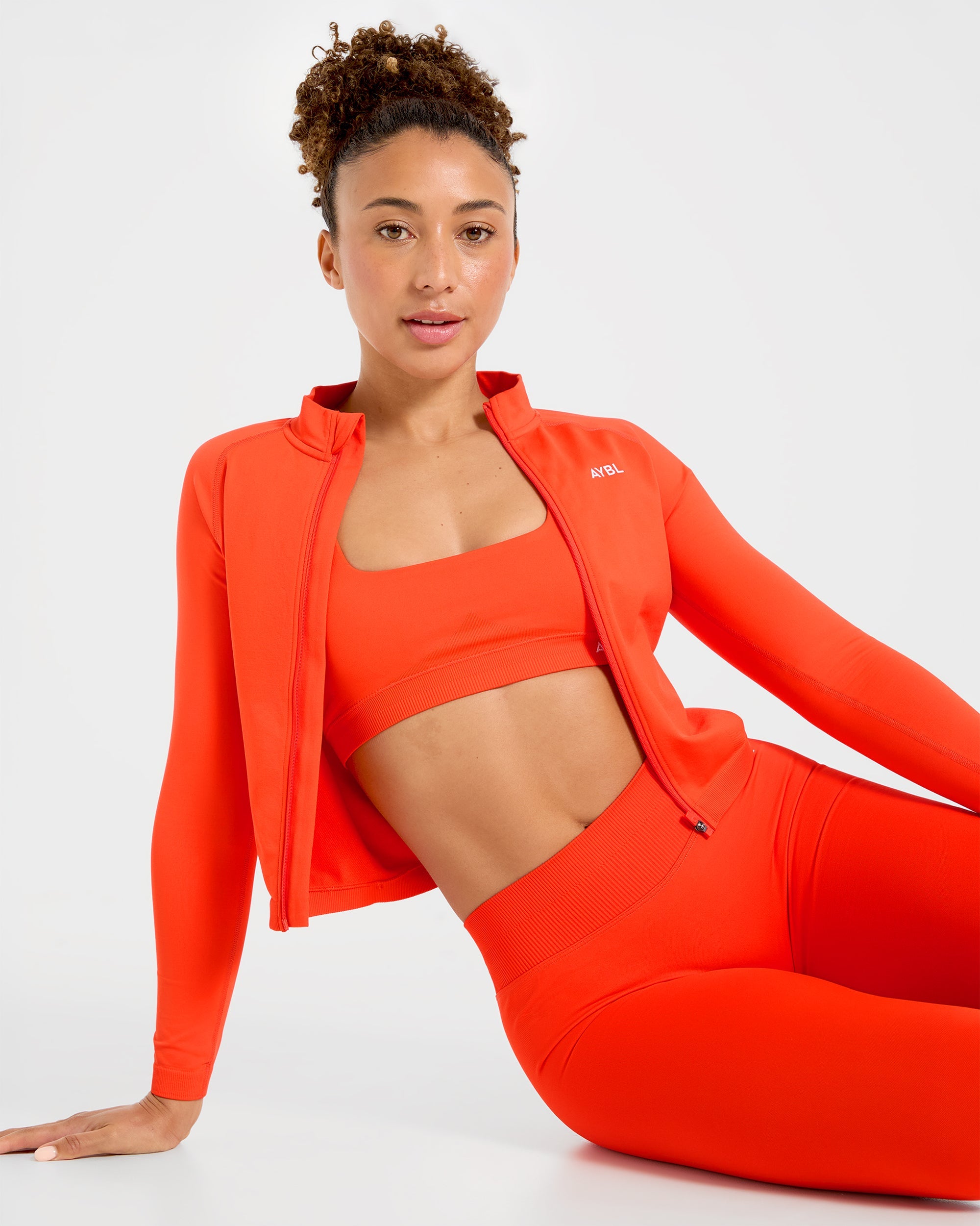 Enhance Seamless Jacket - Summer Oranje