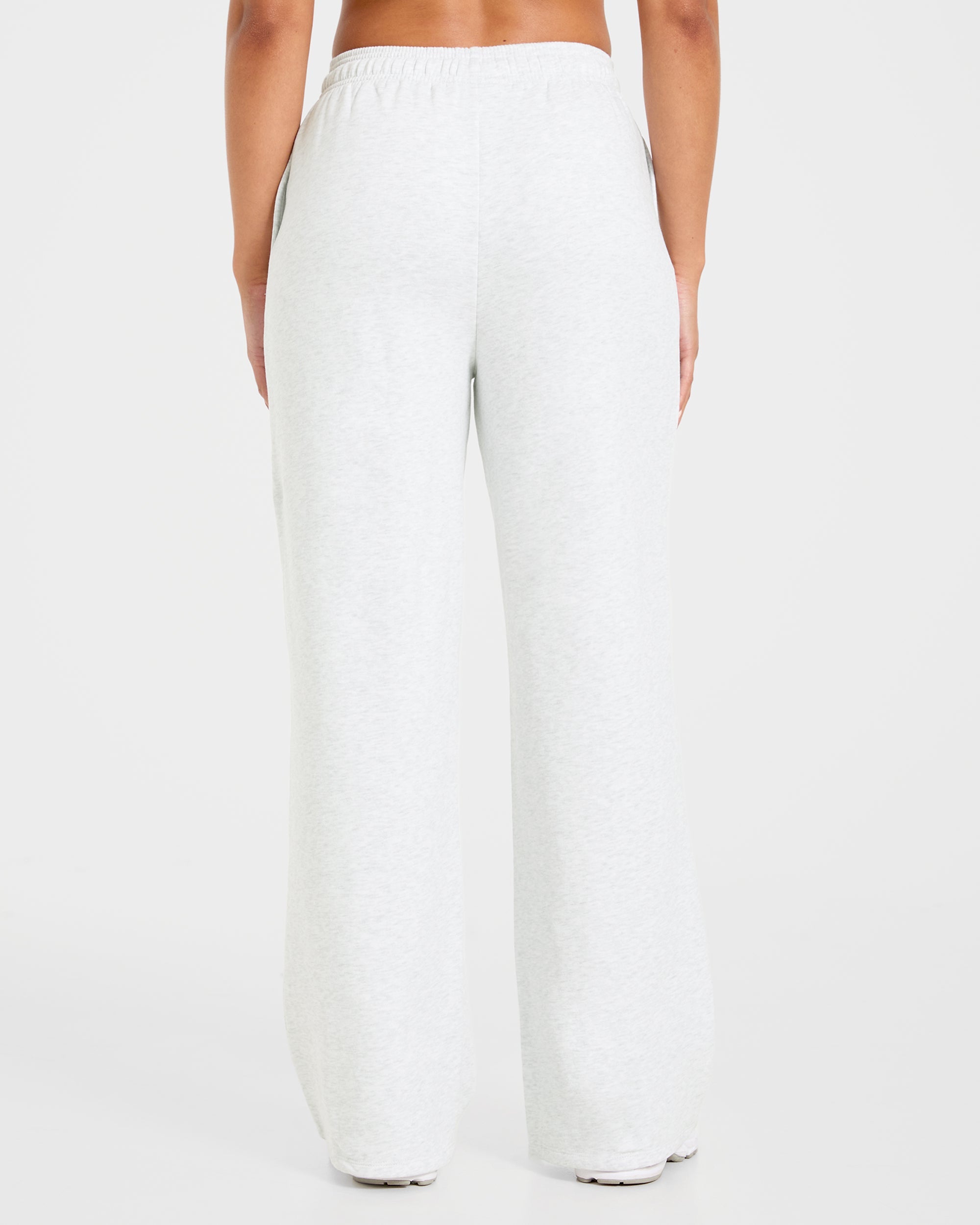 Lifestyle Oversized Straight Leg Joggers - Heather Grijs