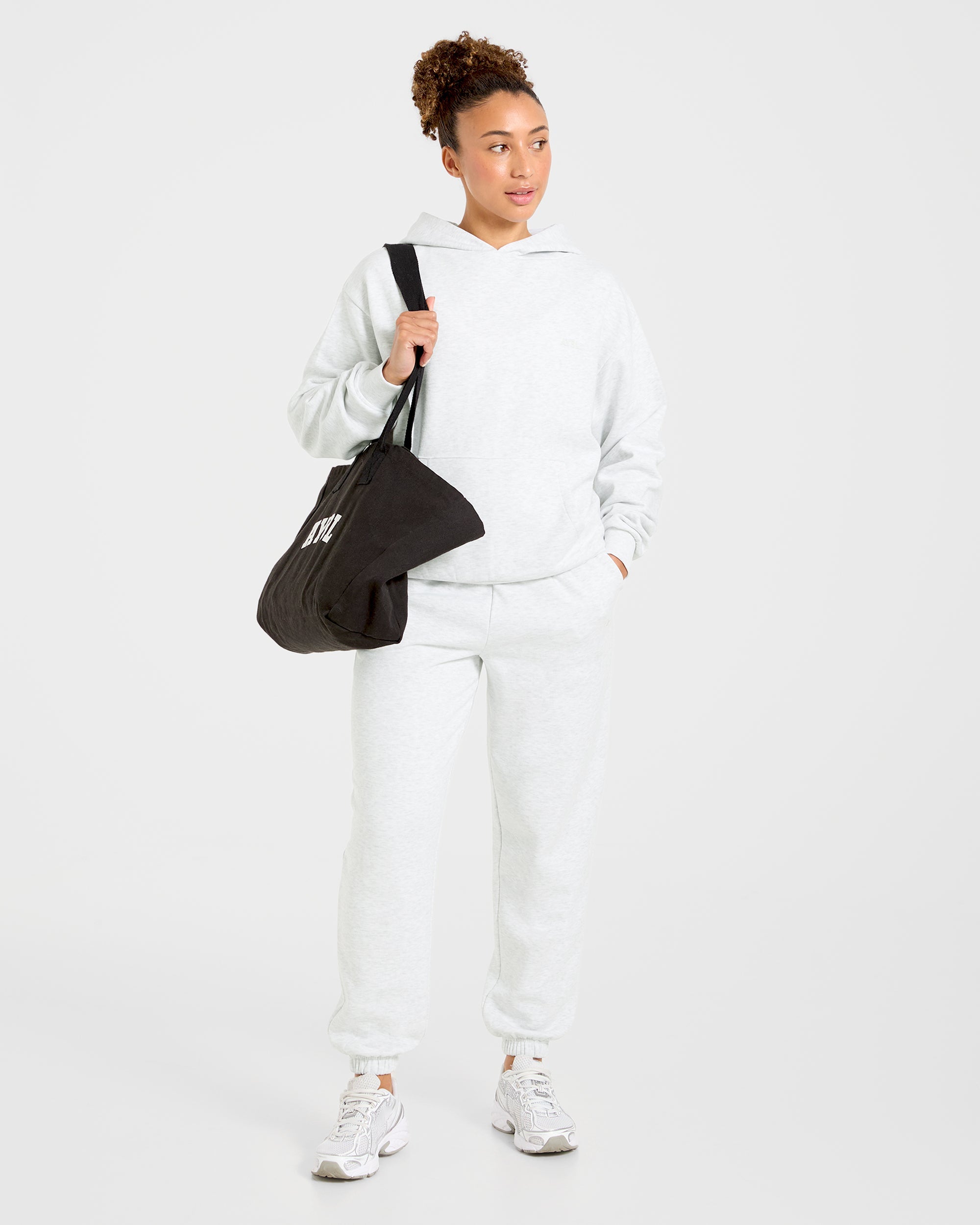 Lifestyle Oversized Hoodie - Heather Grijs