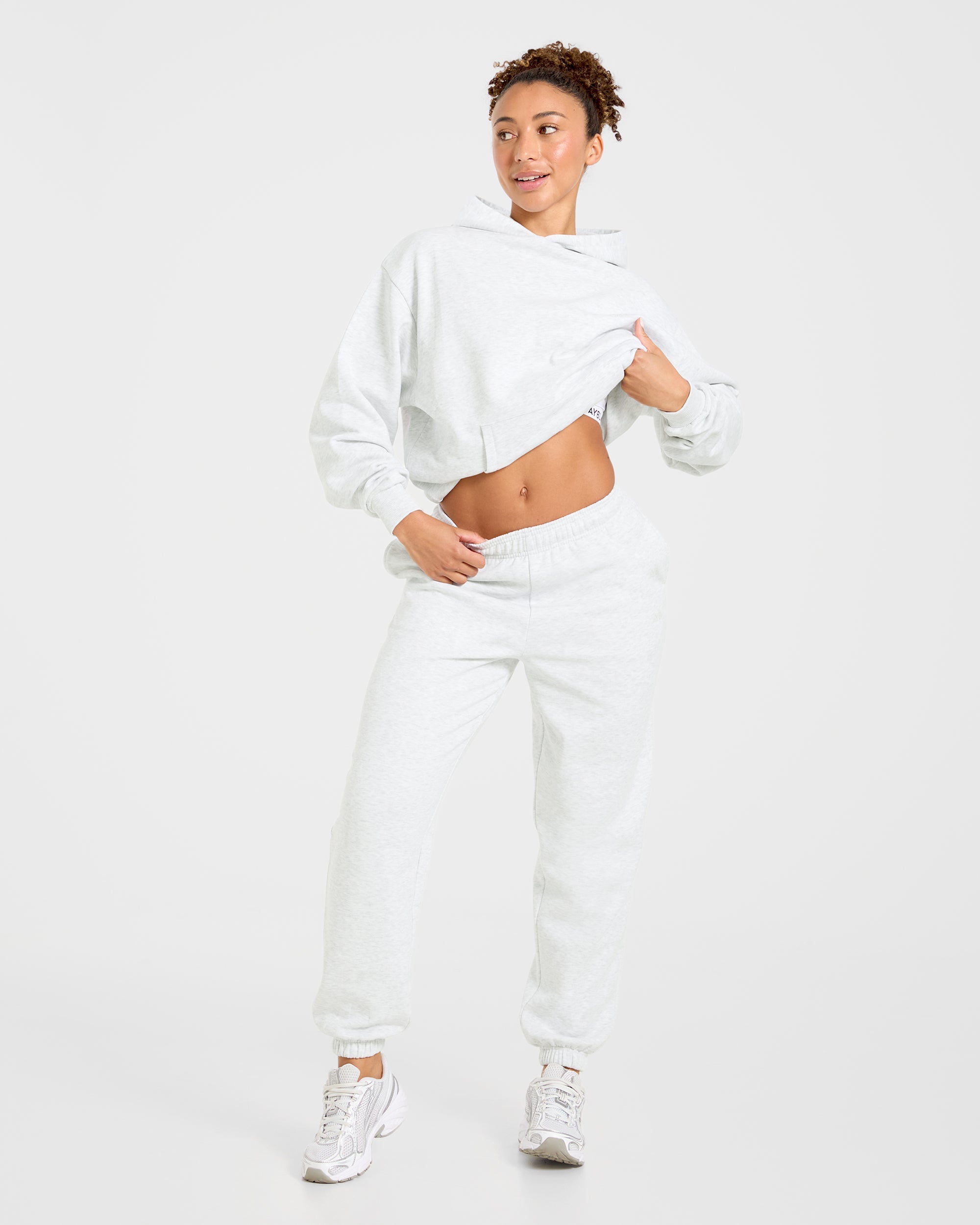Lifestyle Oversized Joggers - Heather Grijs