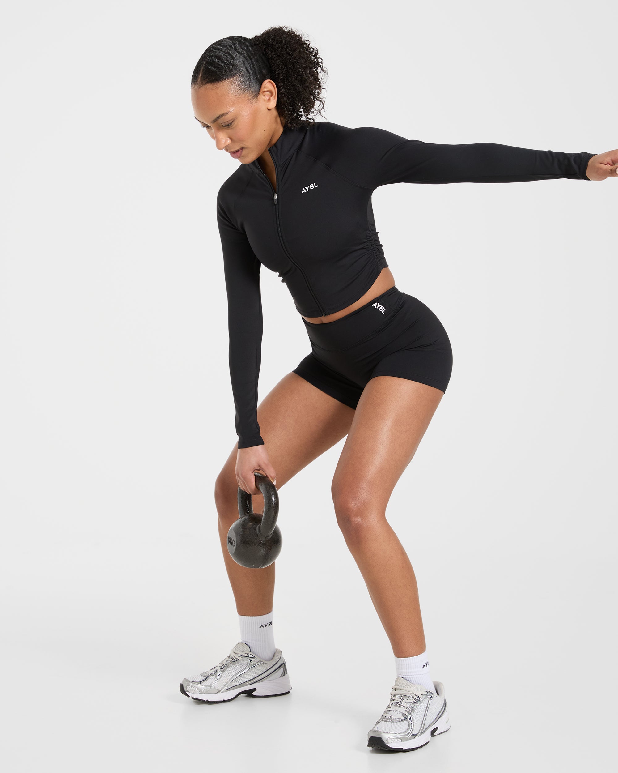 Physique Zip Up Jacket - Zwart