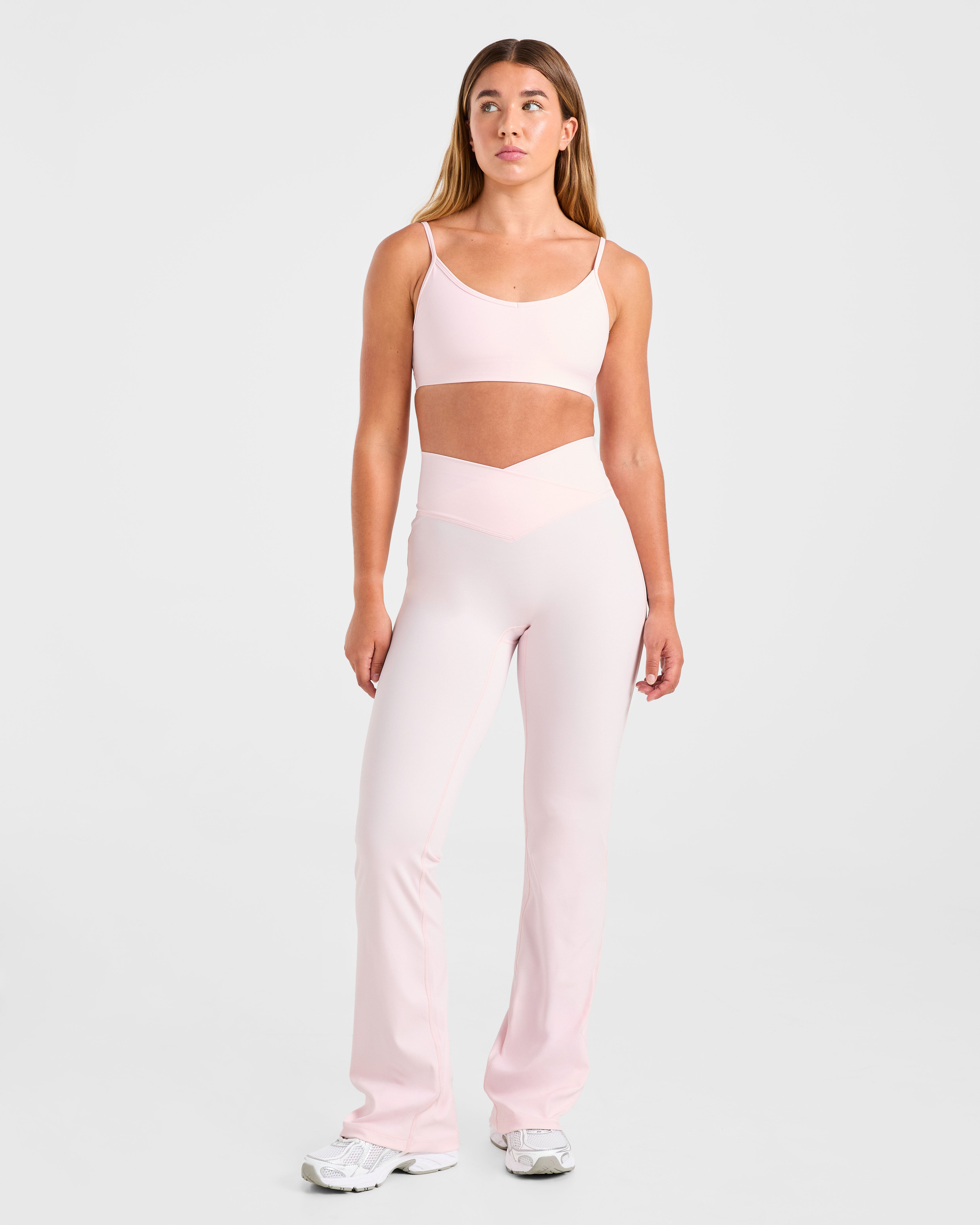 Sculpt Wrap Flared Leggings - Iced Roze
