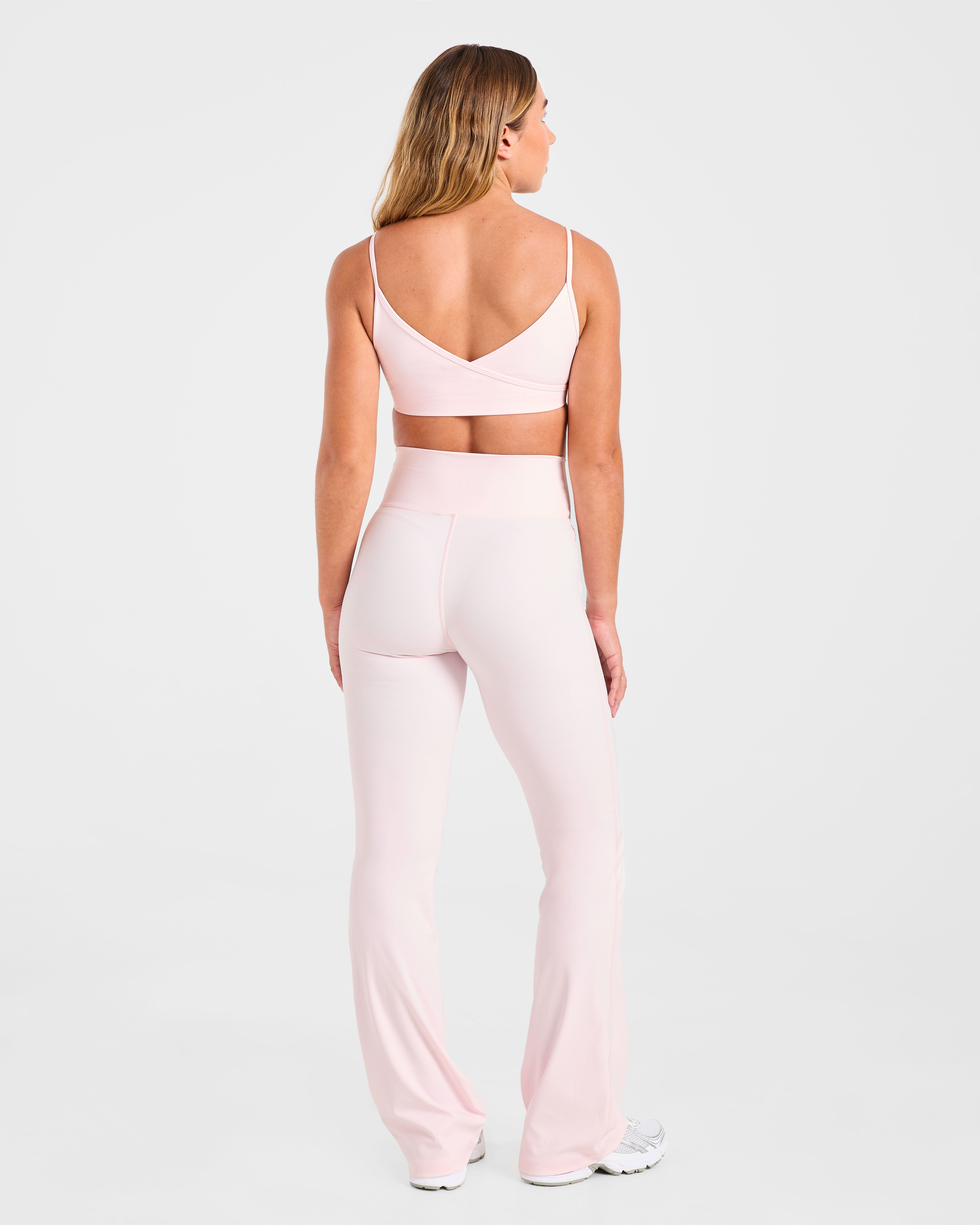 Sculpt Wrap Flared Leggings - Iced Roze