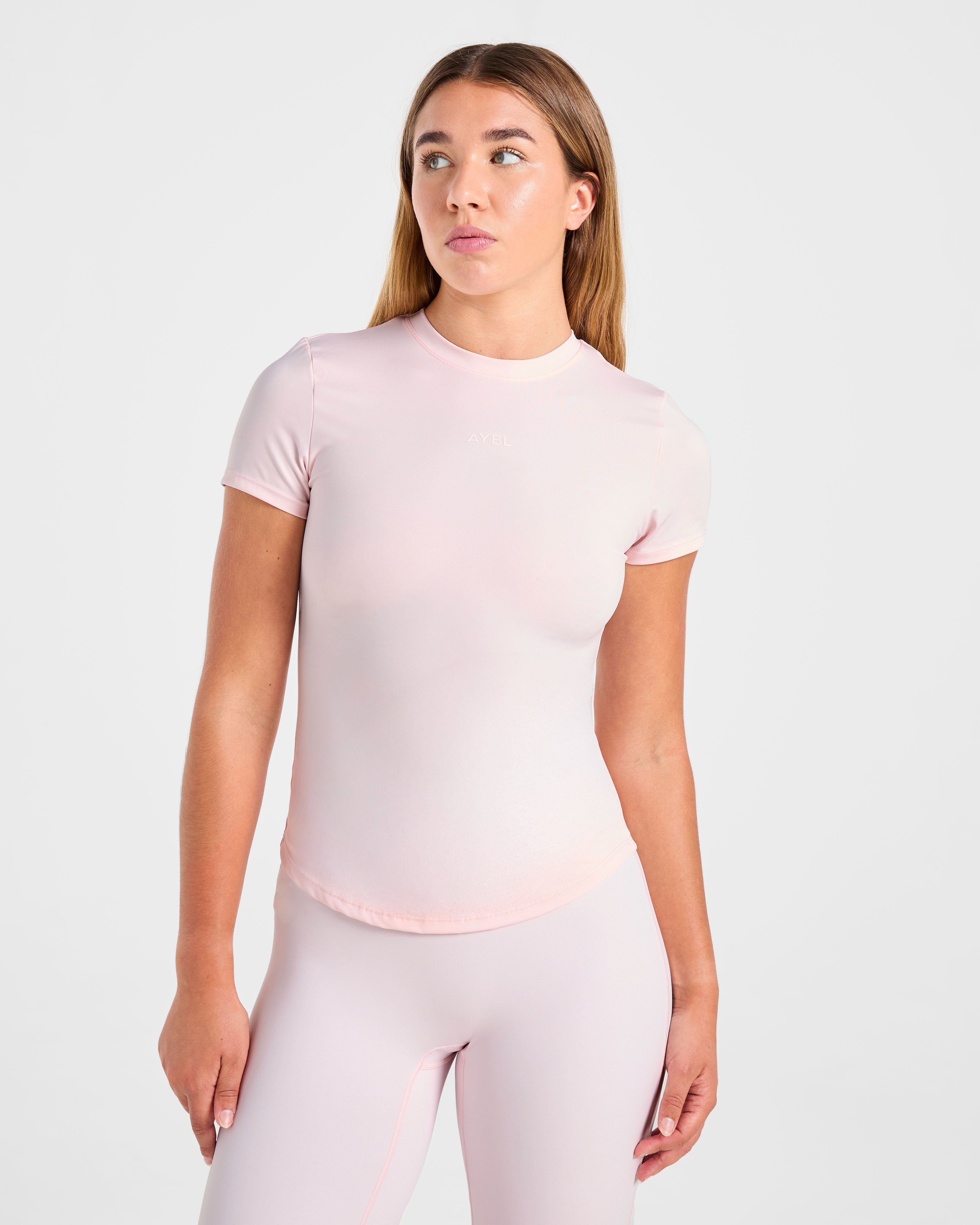 Sculpt T Shirt - Pastel Roze