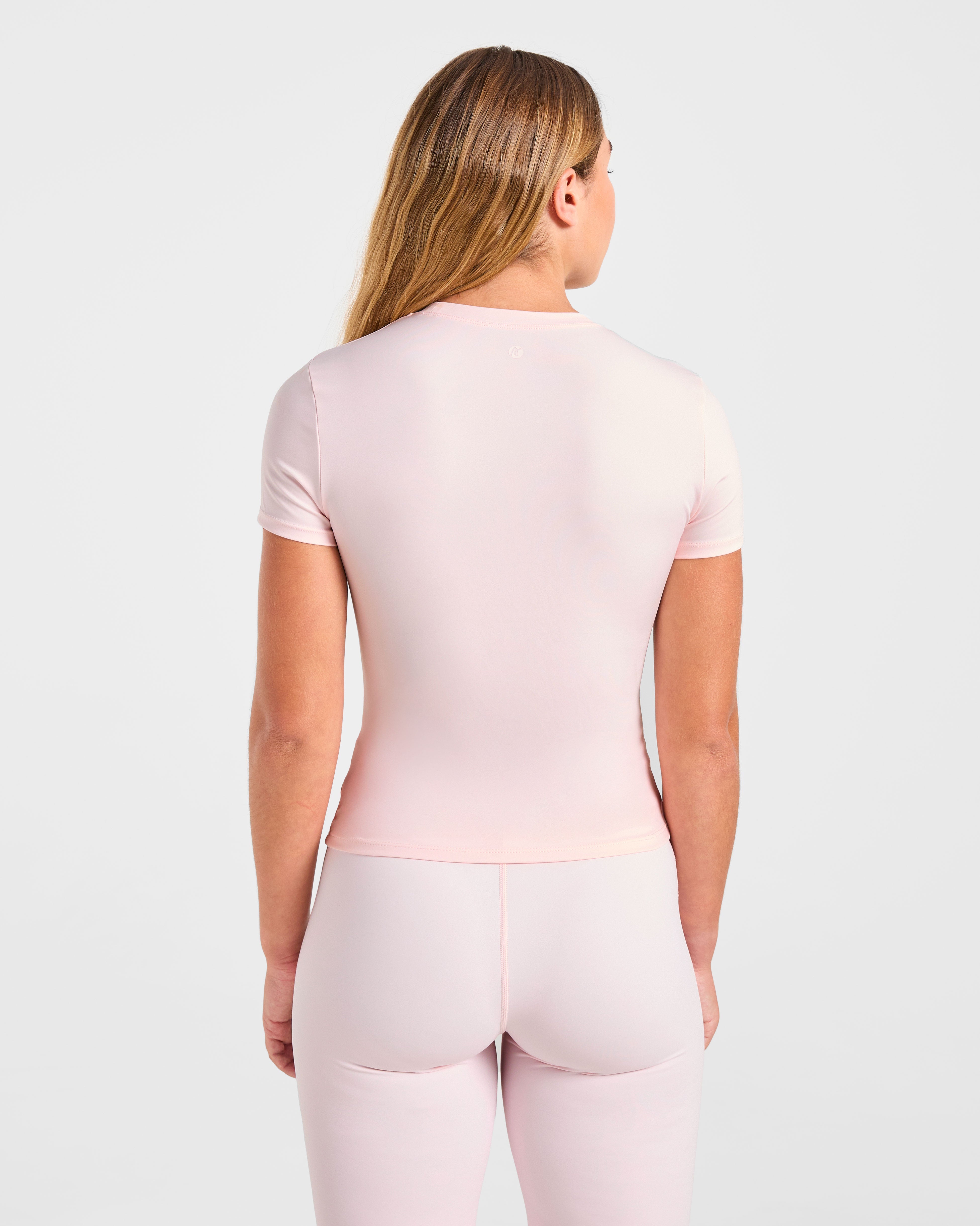 Sculpt T Shirt - Pastel Roze