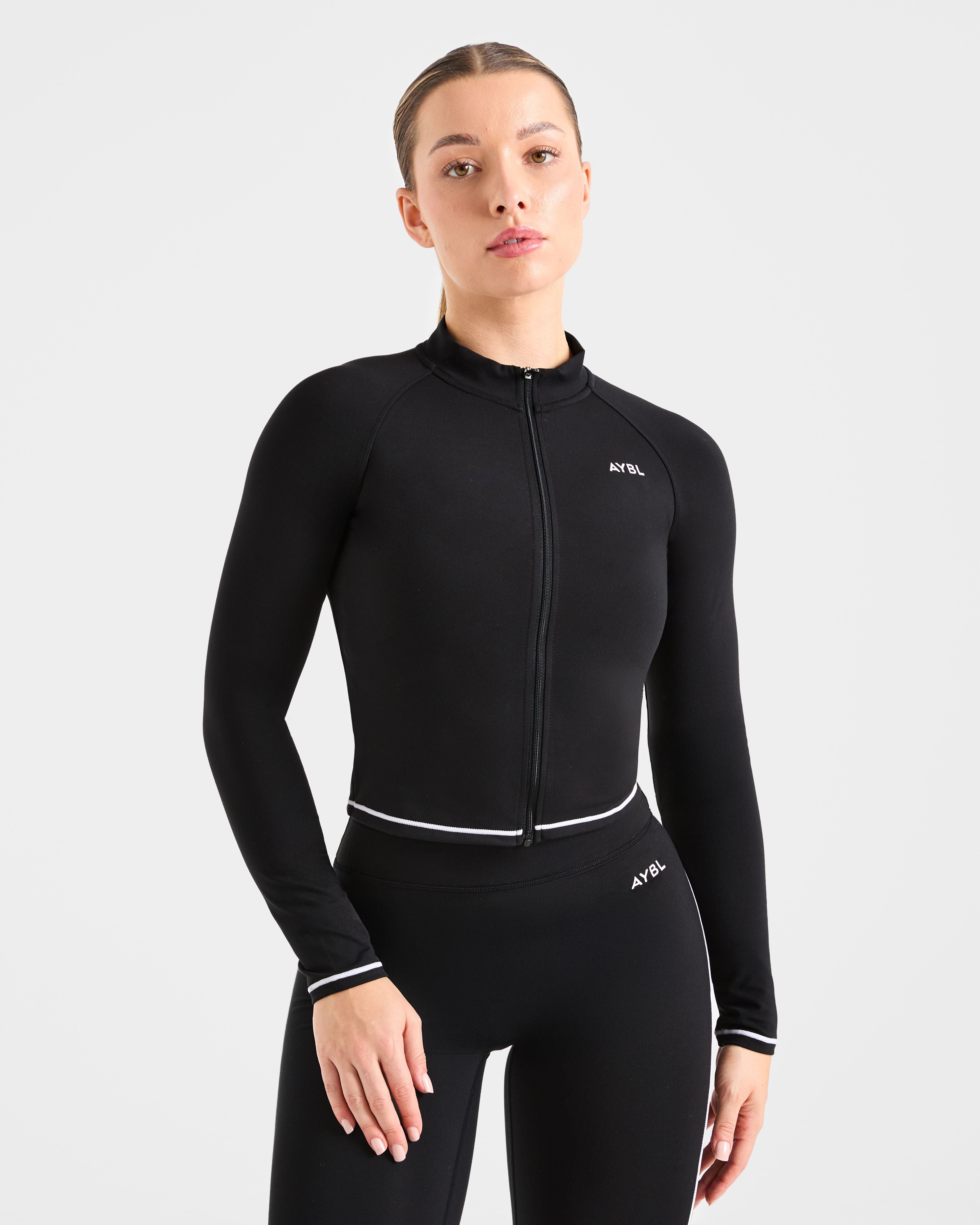 Form Zip Up Jacket - Zwart