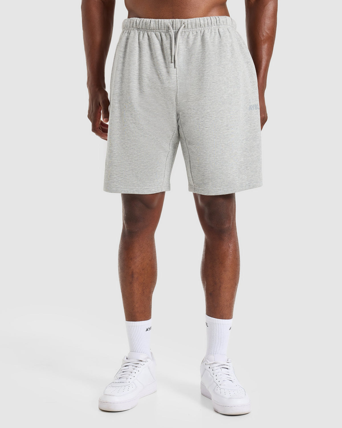 Craft Oversized Shorts - Mid Marl Grijs