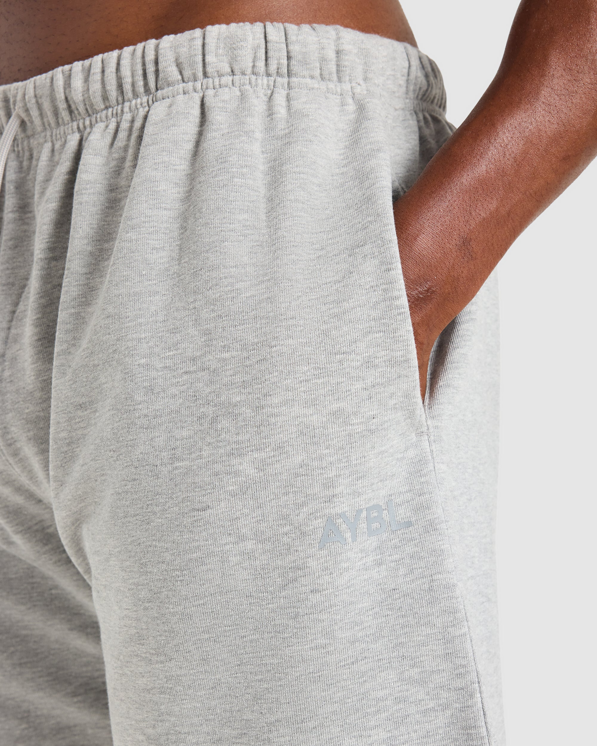 Craft Oversized Shorts - Mid Marl Grijs