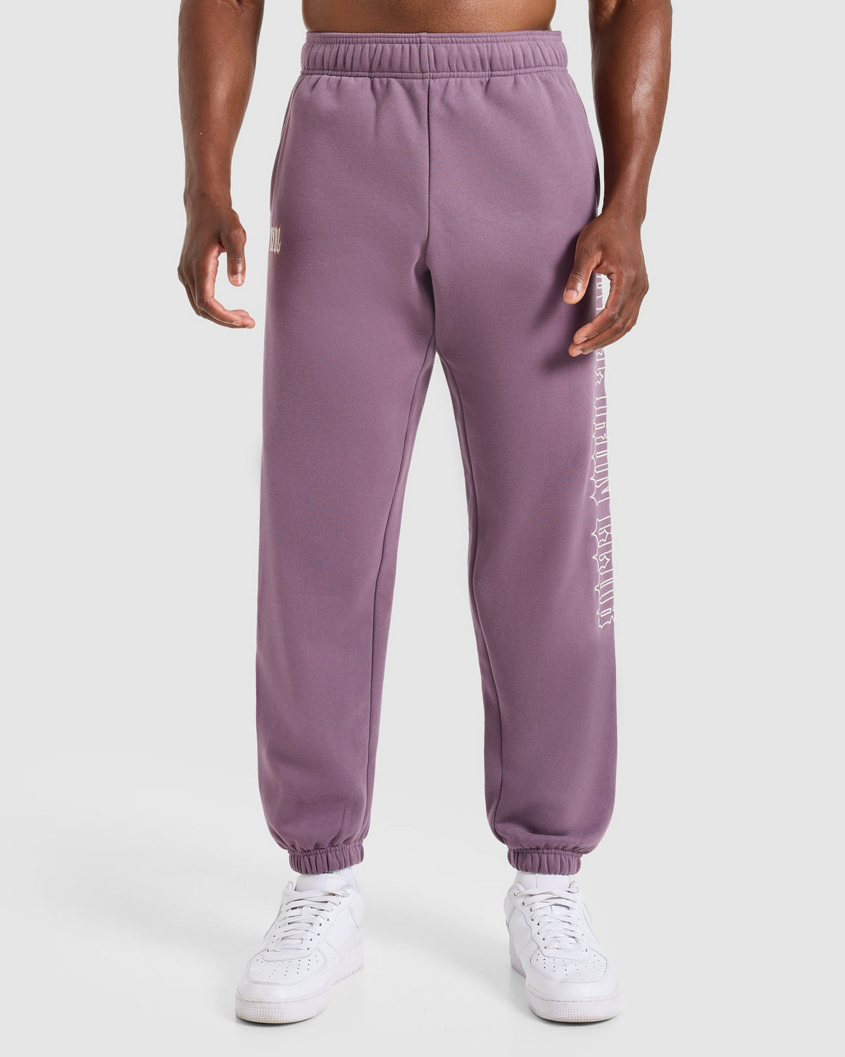 AYBL Iron Club Oversized Joggers - Midnight Paars