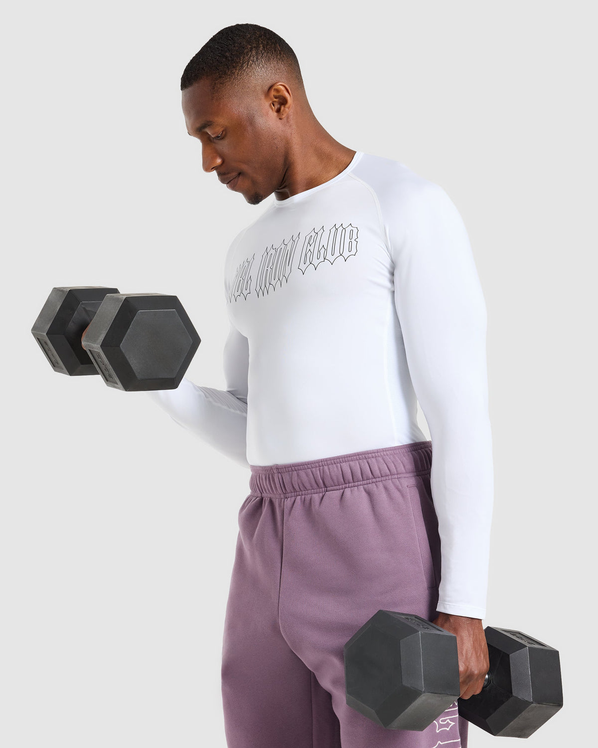 AYBL Iron Club Compression Long Sleeve - Wit