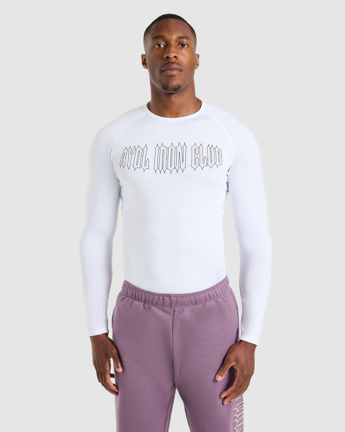 AYBL Iron Club Compression Long Sleeve - Wit