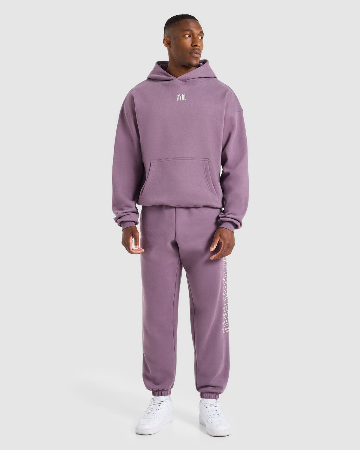AYBL Iron Club Oversized Hoodie - Midnight Paars