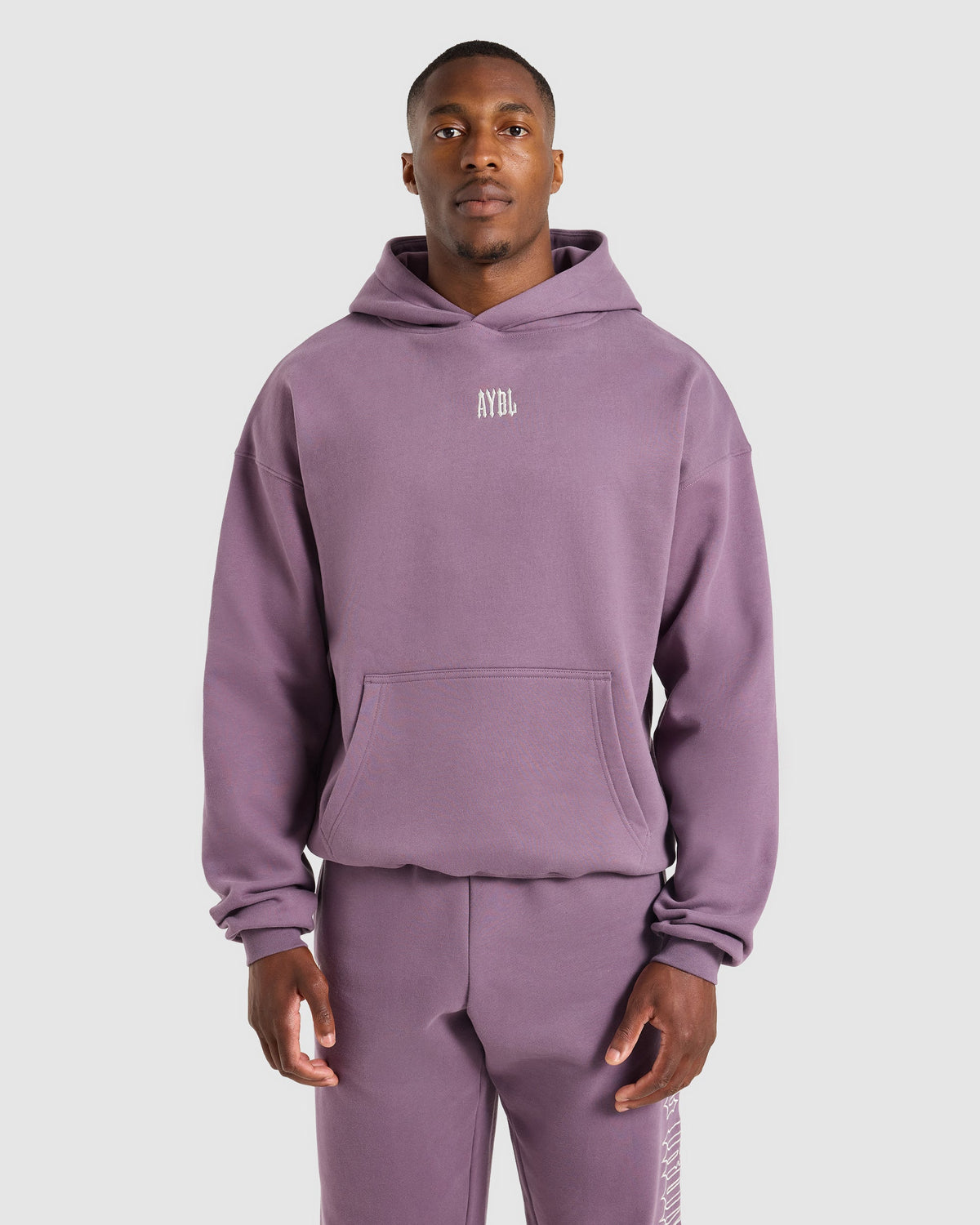 AYBL Iron Club Oversized Hoodie - Midnight Paars