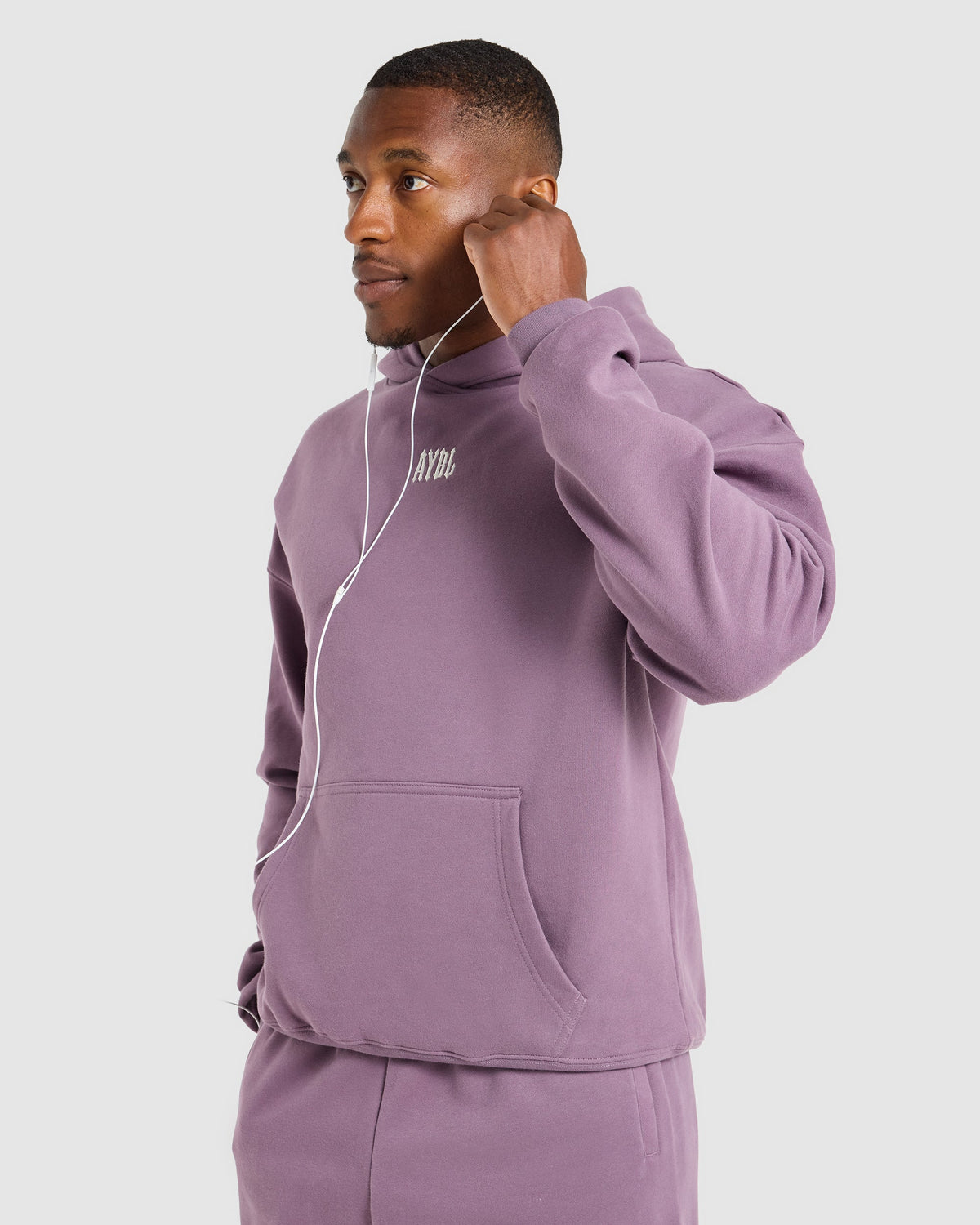 AYBL Iron Club Oversized Hoodie - Midnight Paars