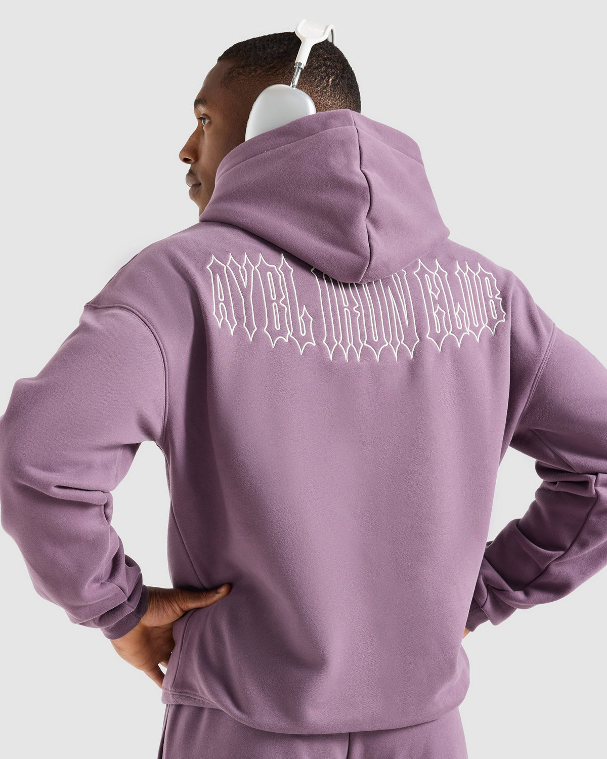 AYBL Iron Club Oversized Hoodie - Midnight Paars