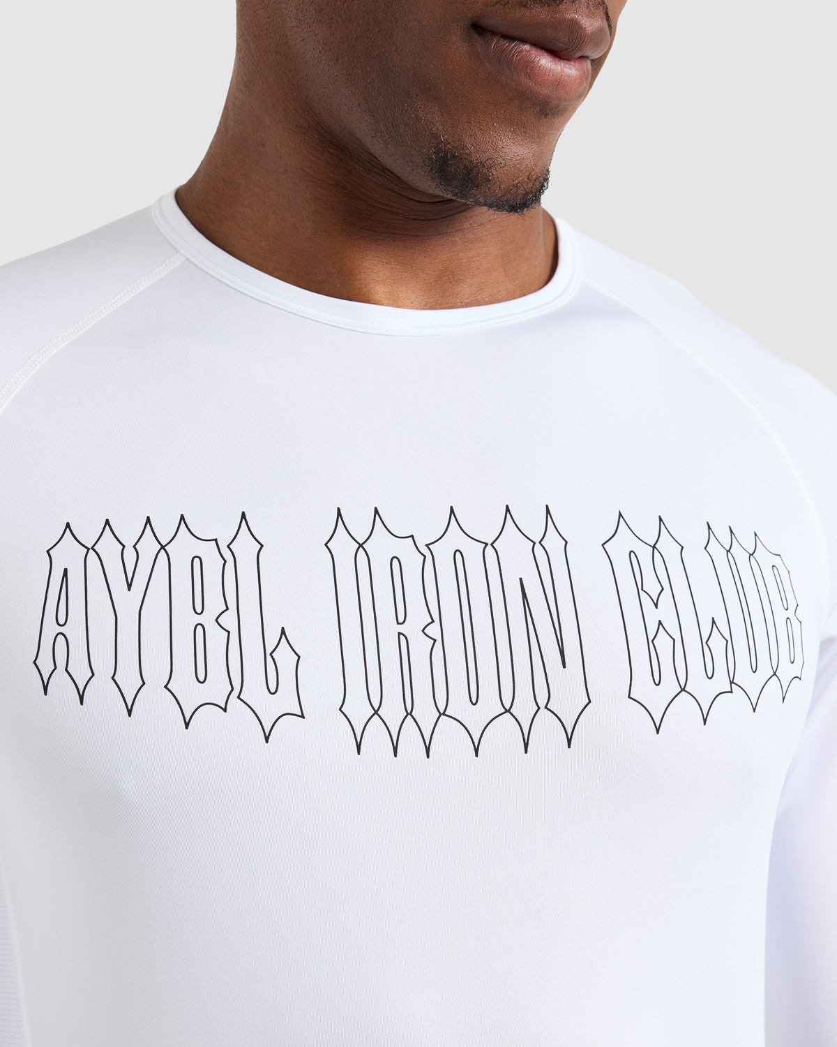 AYBL Iron Club Compression Long Sleeve - Wit
