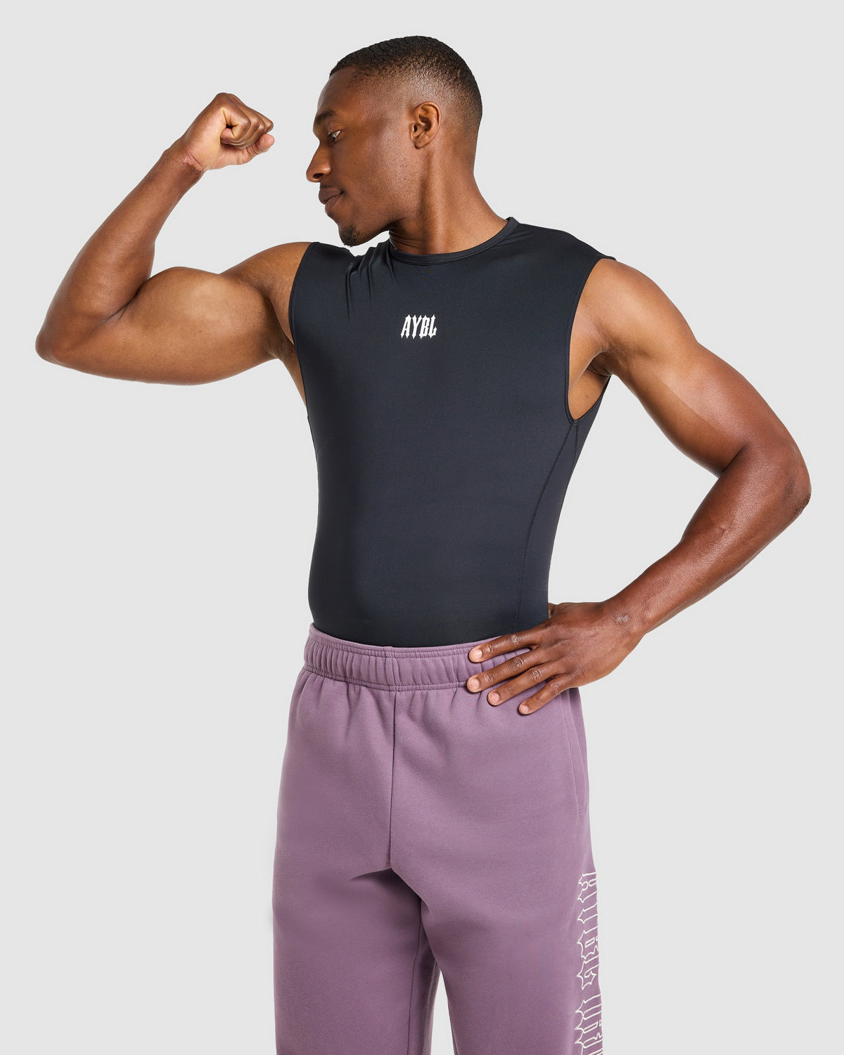 AYBL Iron Club Compression Tank - Zwart