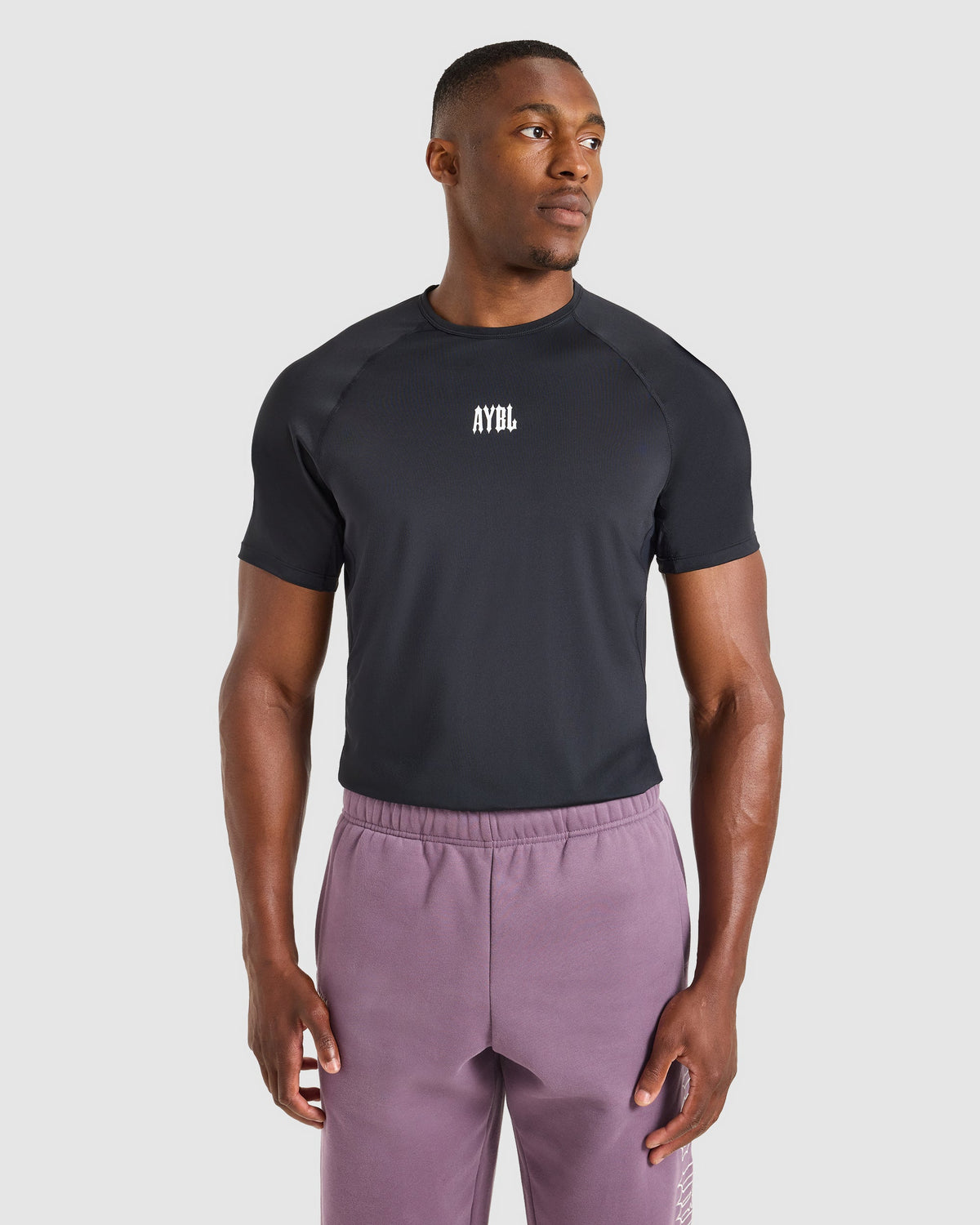 AYBL Iron Club Compression Relaxed T Shirt - Zwart