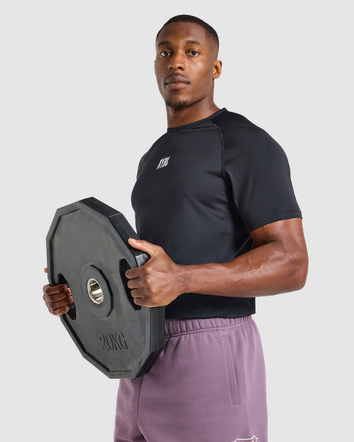 AYBL Iron Club Compression Relaxed T Shirt - Zwart