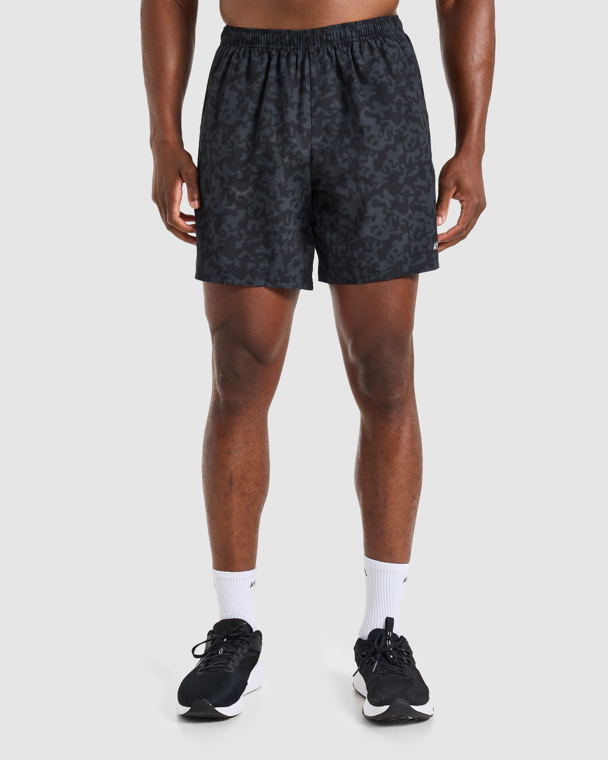 Core 7" Shorts - Zwart Camo