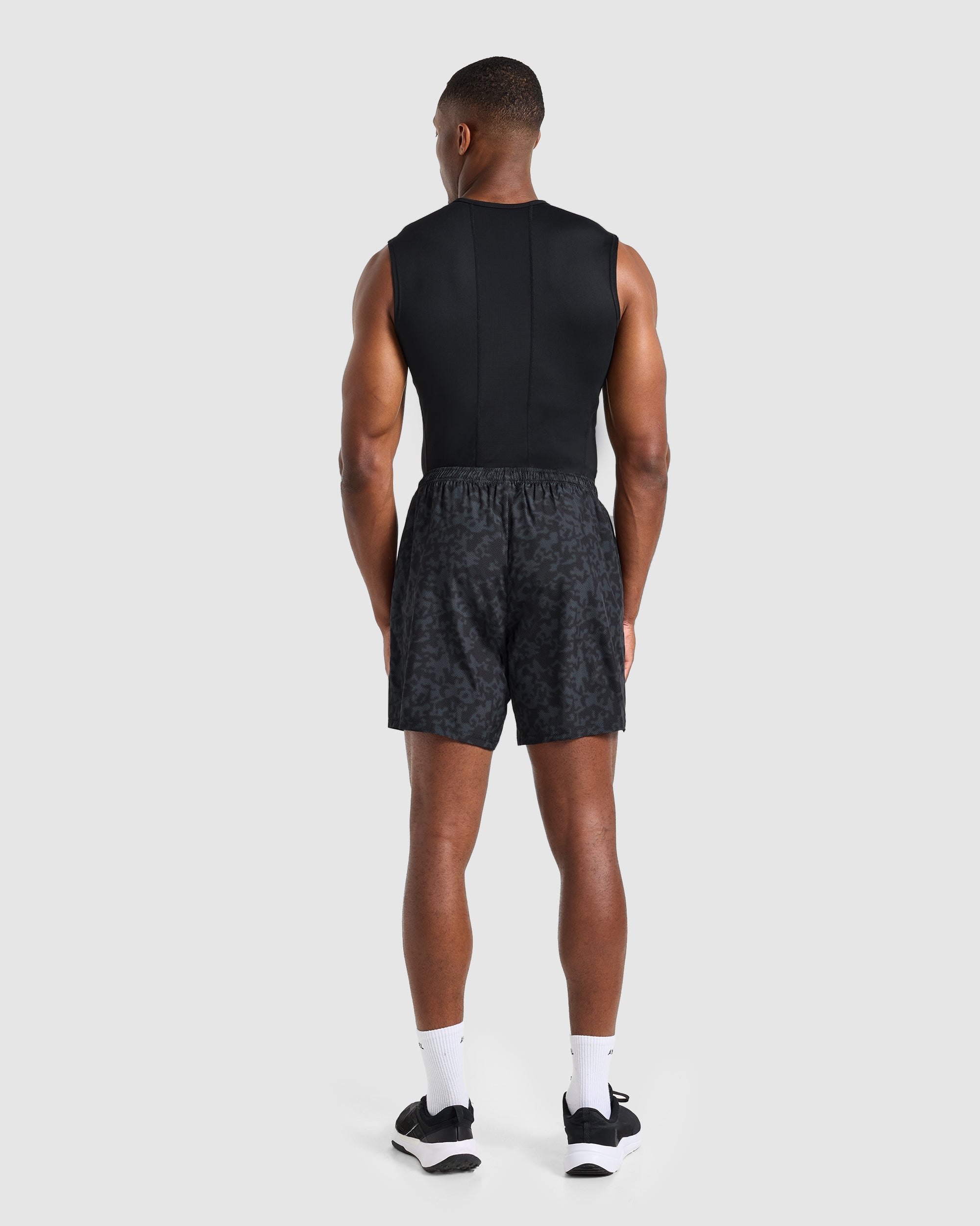 Core 7" Shorts - Zwart Camo