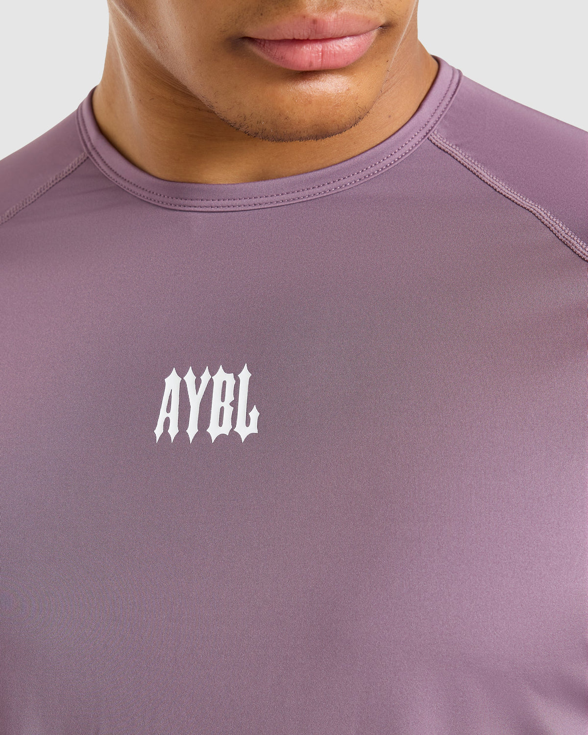 AYBL Iron Club Compression Relaxed T Shirt - Midnight Paars
