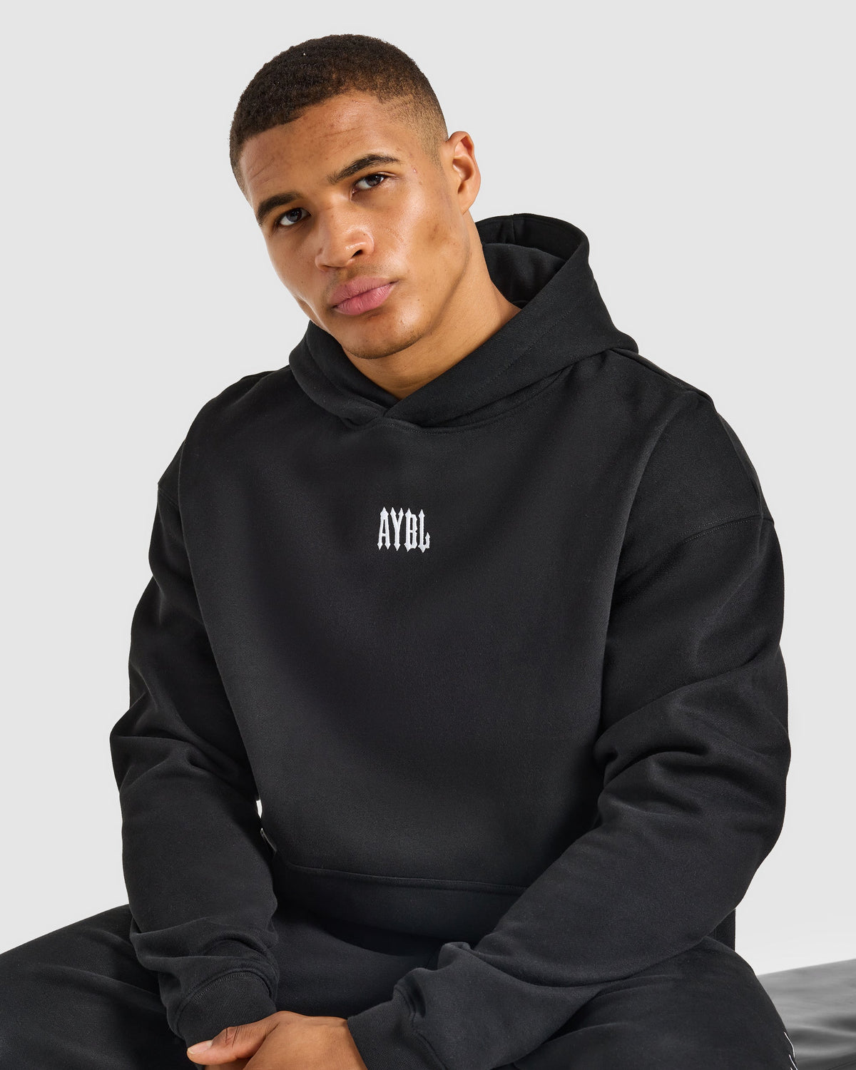 AYBL Iron Club Oversized Hoodie - Zwart