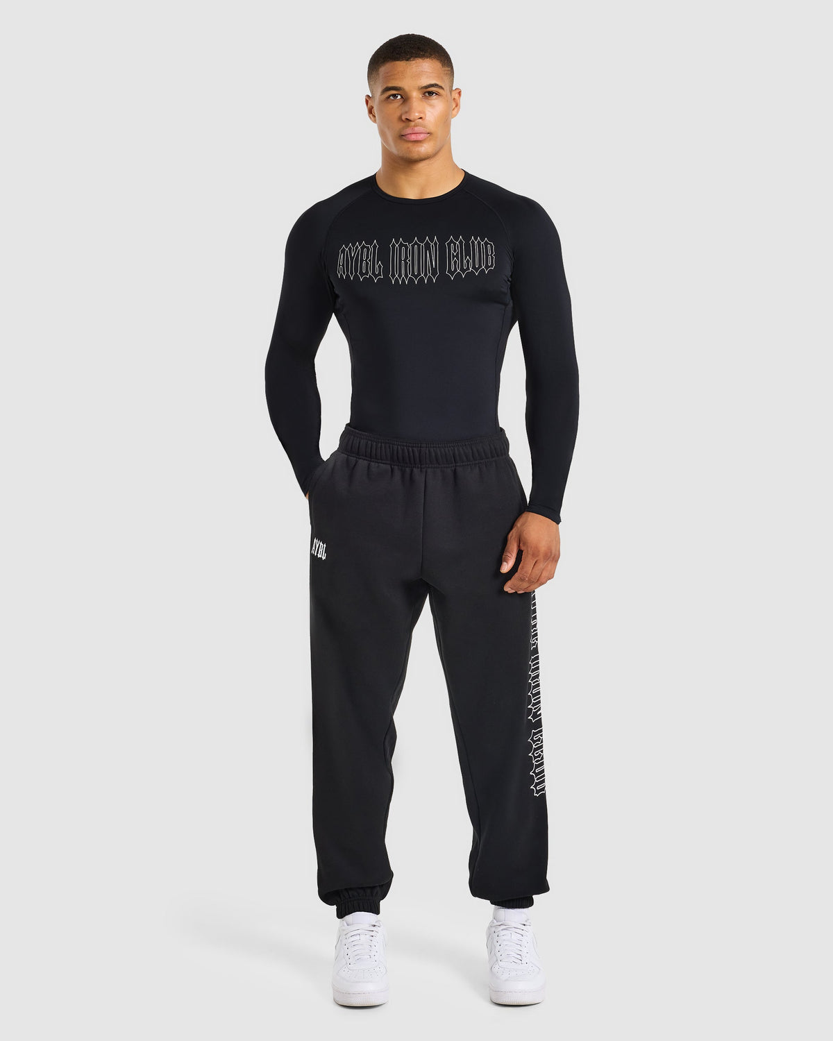 AYBL Iron Club Compression Long Sleeve - Zwart