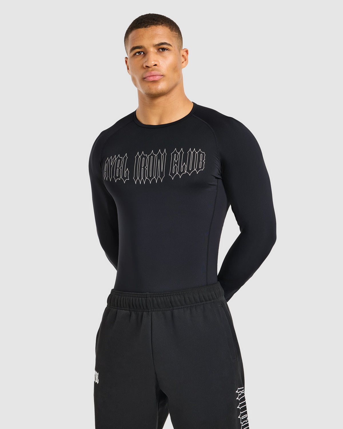 AYBL Iron Club Compression Long Sleeve - Zwart