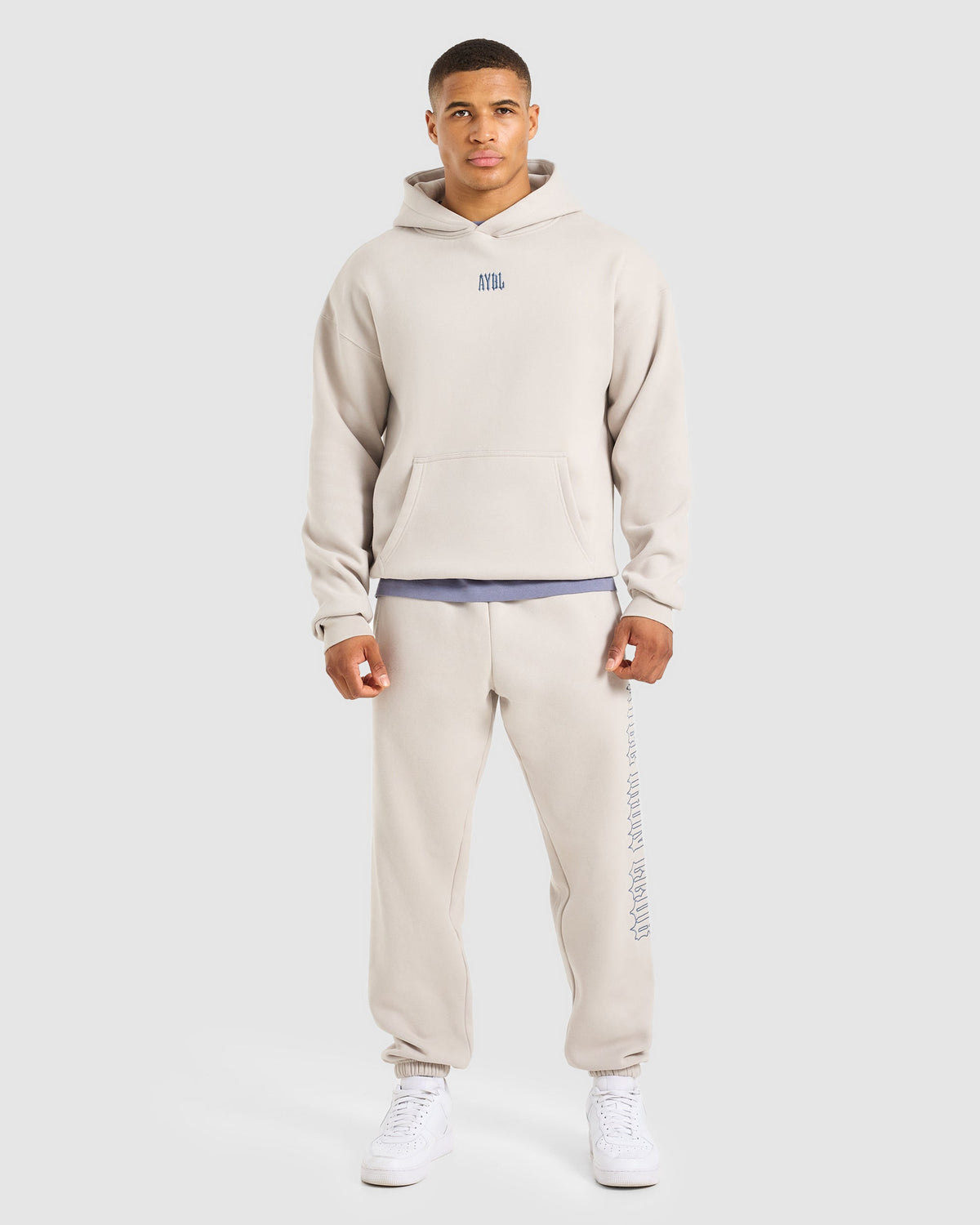 AYBL Iron Club Oversized Joggers - Cloud Grijs