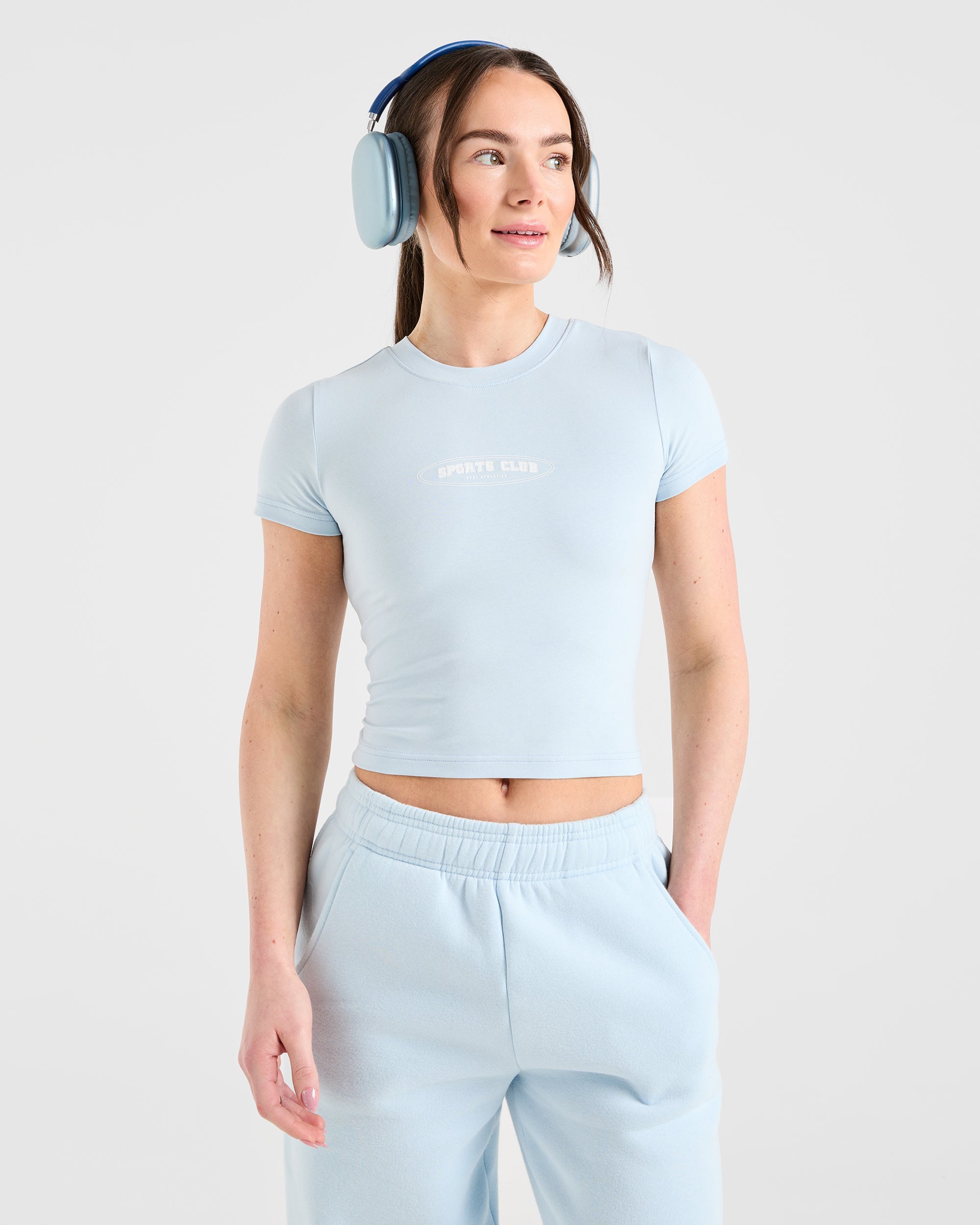 Image 7 from Sports Club Baby Tee - Baby Blue